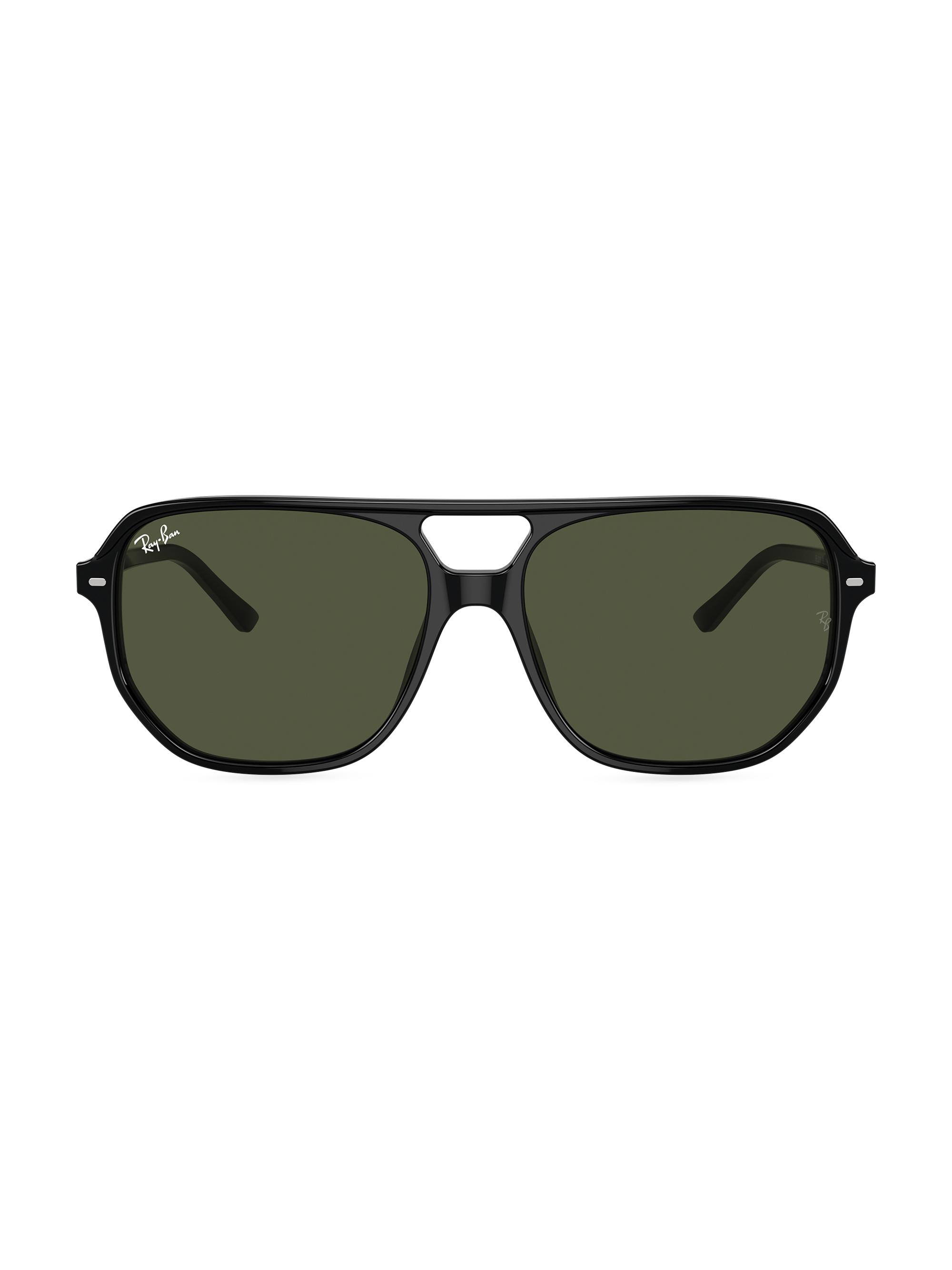 Ray-Ban Men's RB2205 60MM Bill 1 Square Sunglasses - Black