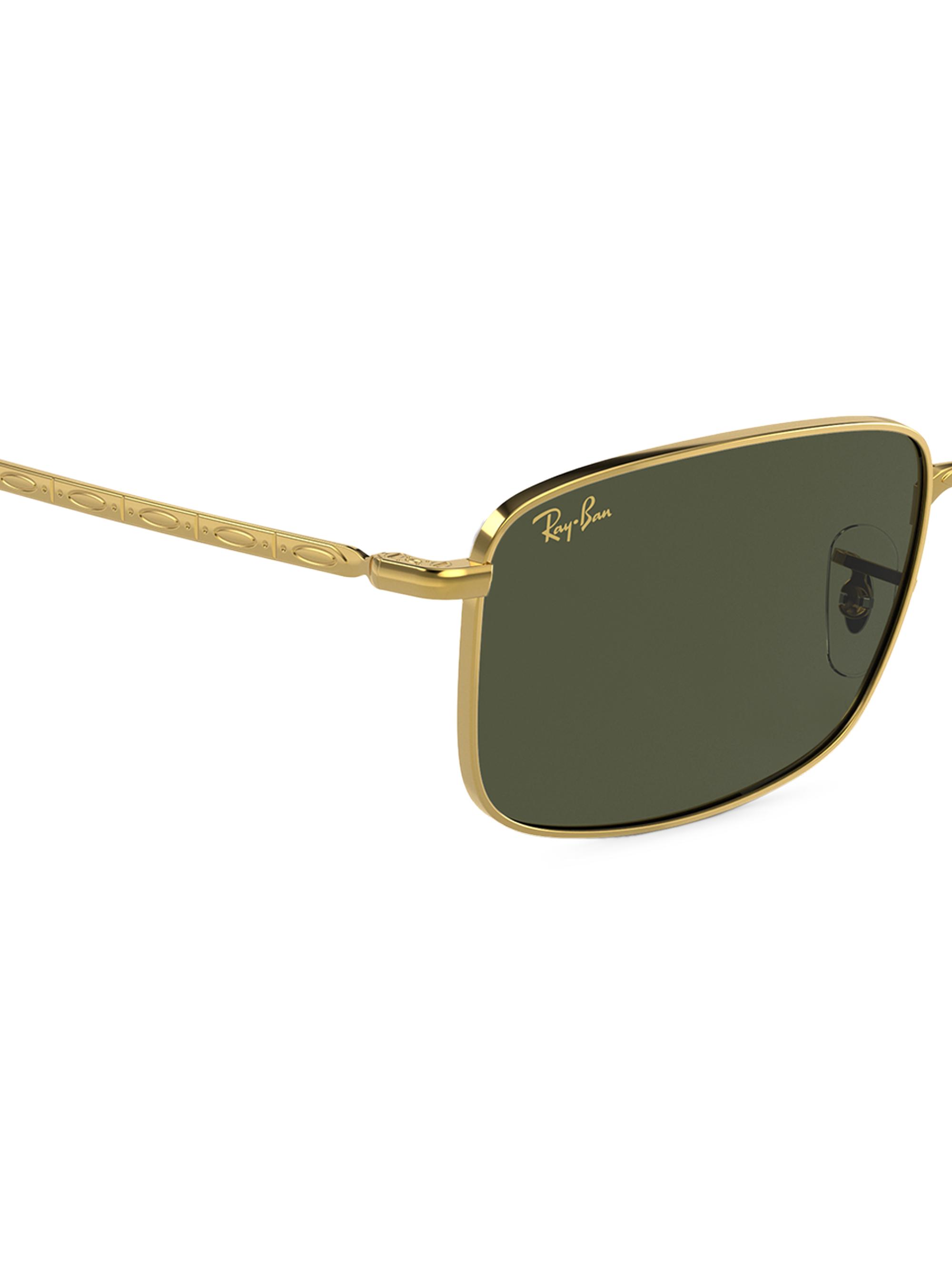 Ray-Ban RB3717 60MM Metal Rectangular Sunglasses | Saks Fifth Avenue