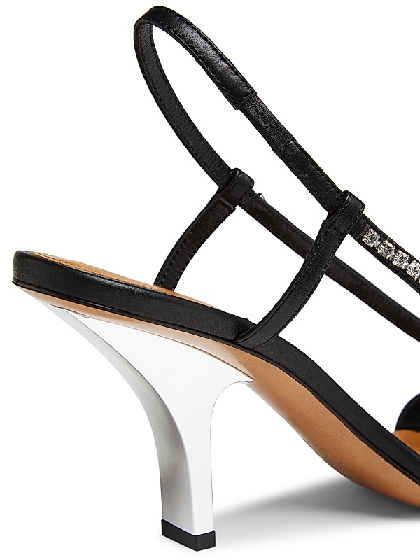 Shop Marni Crystal-Embellished Leather Sandals | Saks Fifth Shop Marni Crystal-Embellished Leather Sandals | Saks Fifth