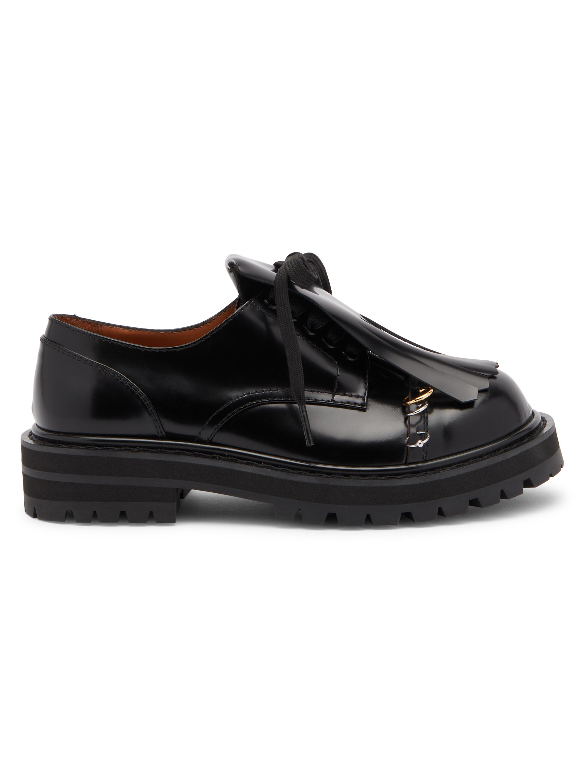 Marni Women's Dada Leather Tassel Derbys - Black