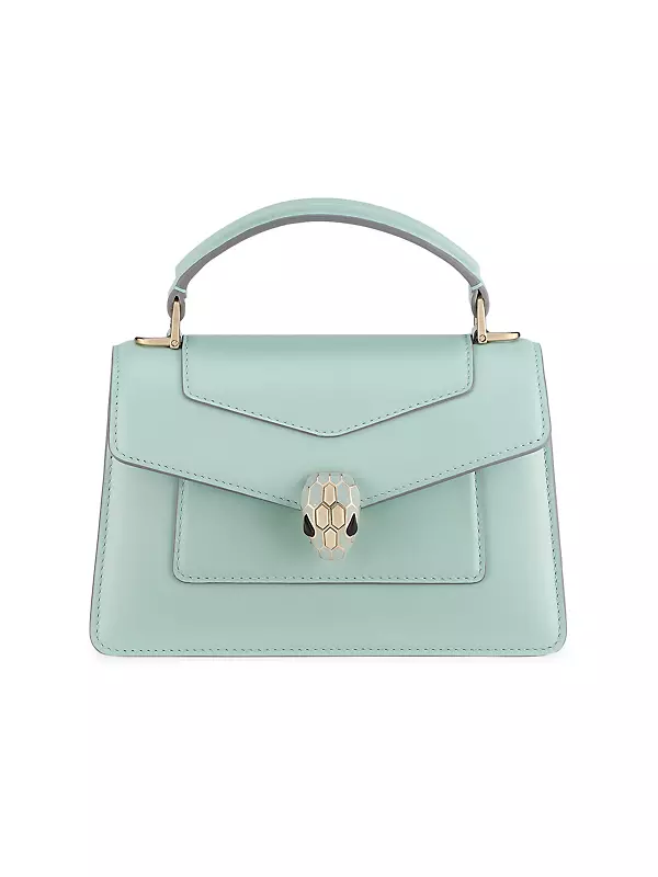 Mini Serpenti Forever Leather Top-Handle Bag