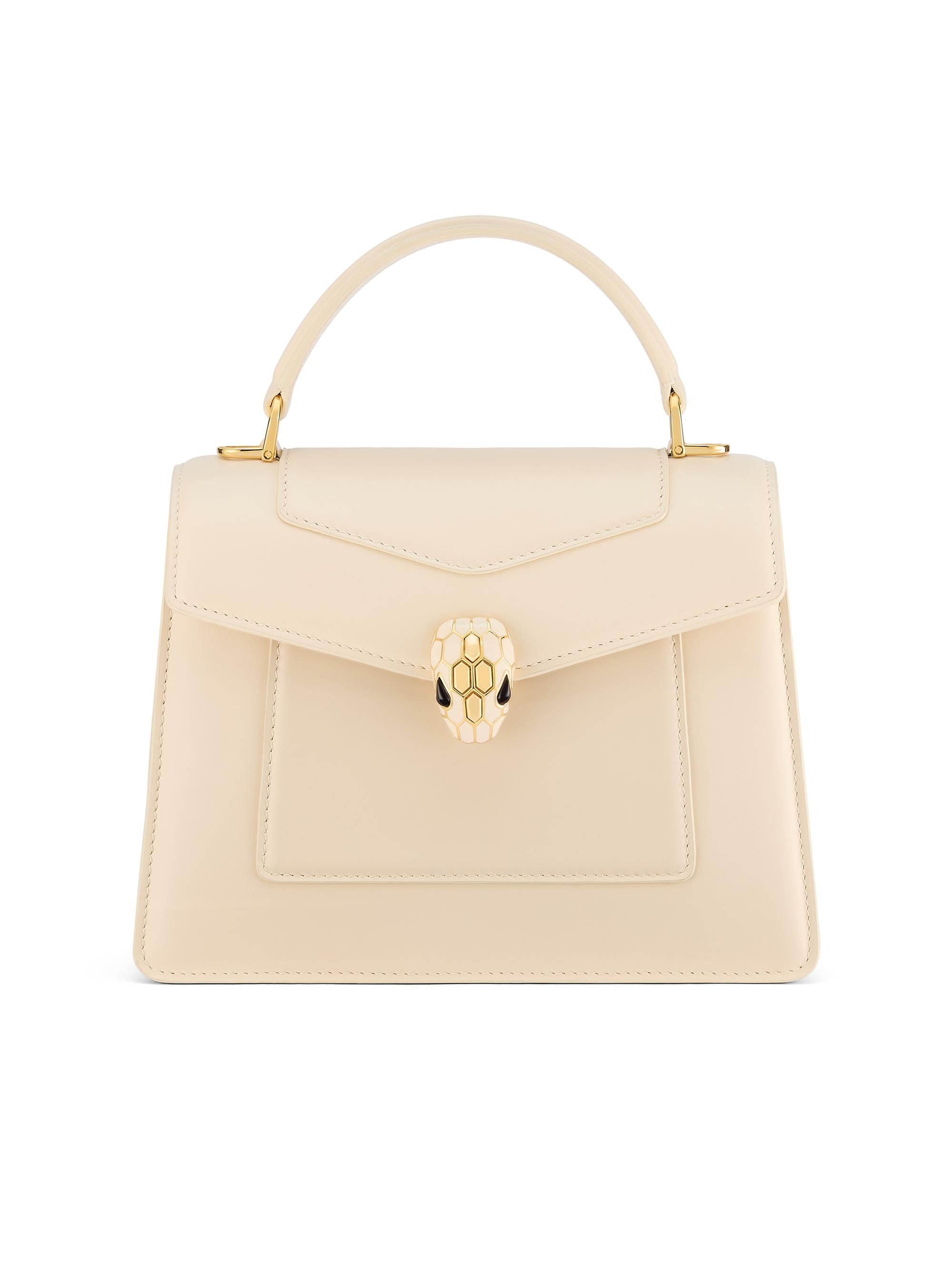 BVLGARI Women's Serpenti Forever Leather Top Handle Bag -  Opal