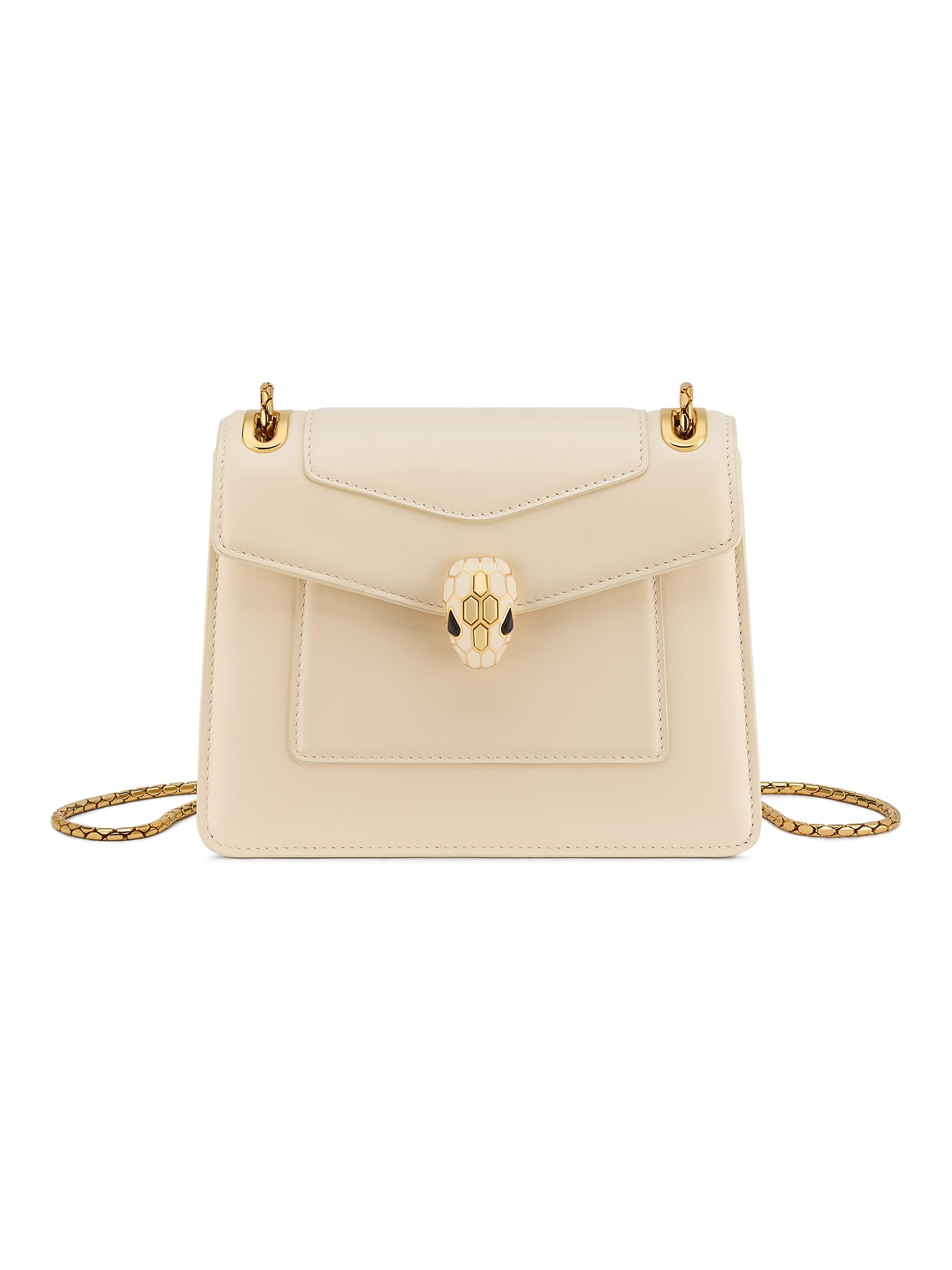 BVLGARI Women's Serpenti Forever Leather Chain Shoulder Bag -  Opal