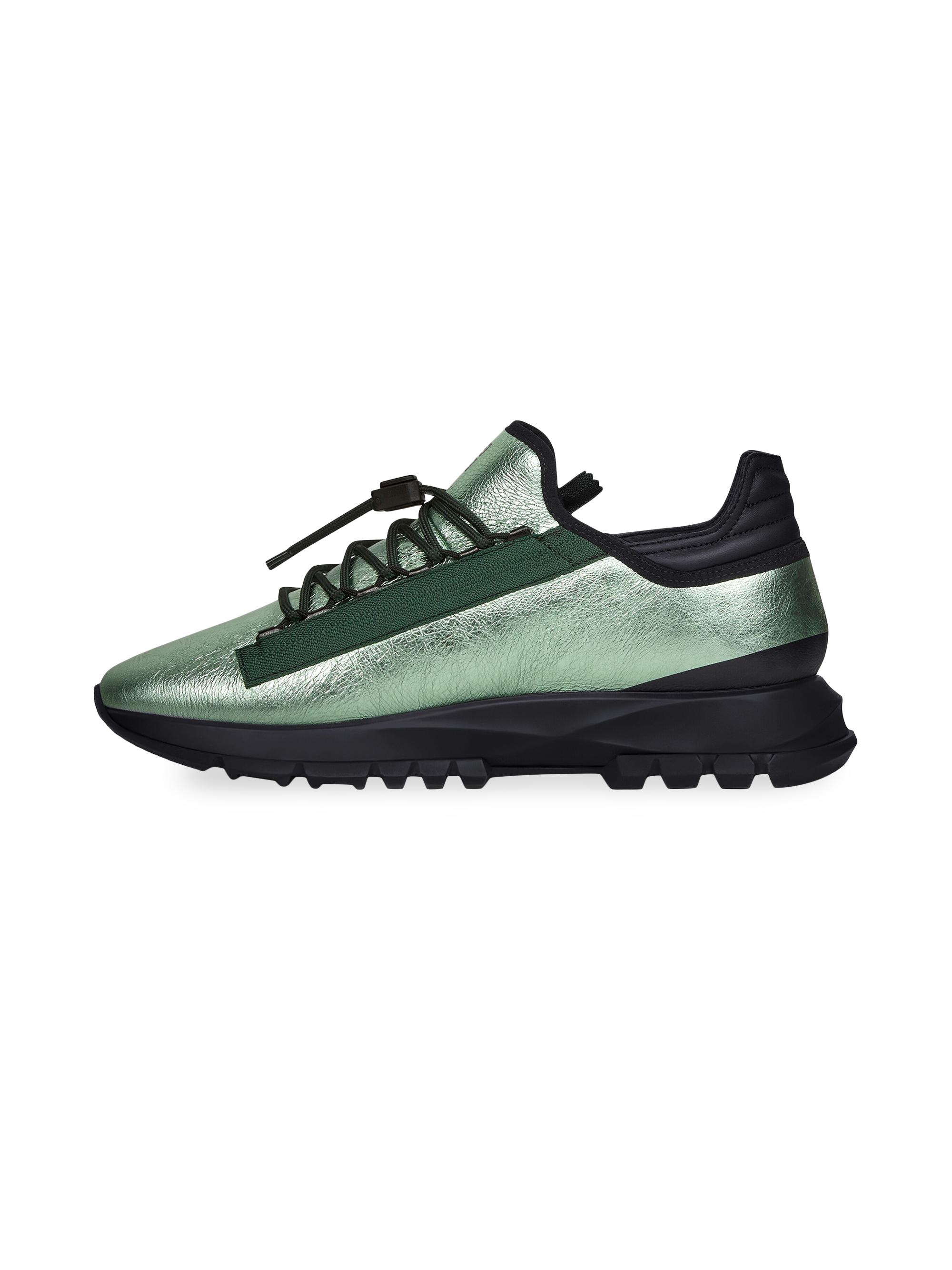 Givenchy Spectre Runner Sneakers In Laminated Leather With  display picture 1