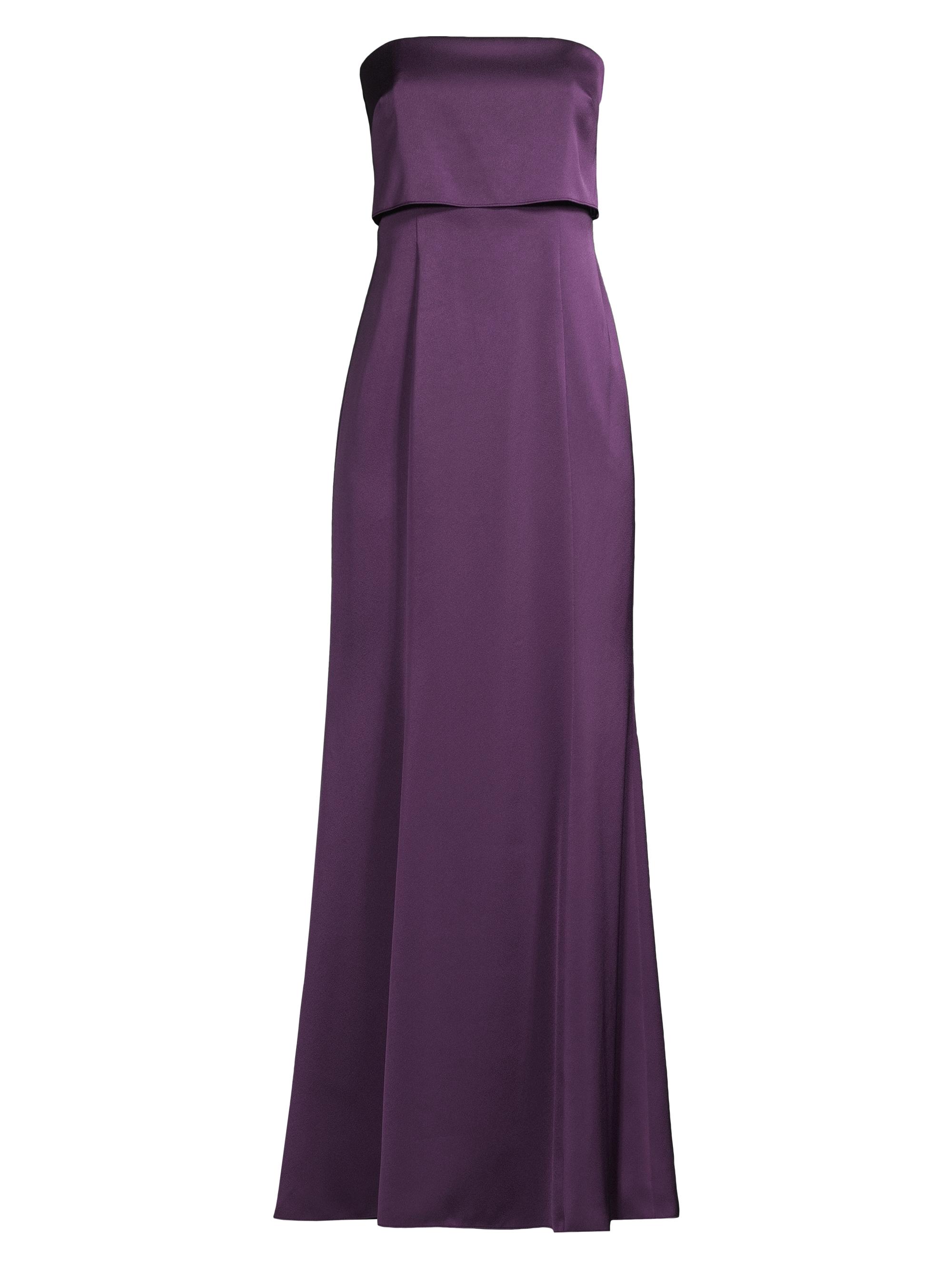 Liv Foster Women's Satin Strapless Gown - Dark Amethyst
