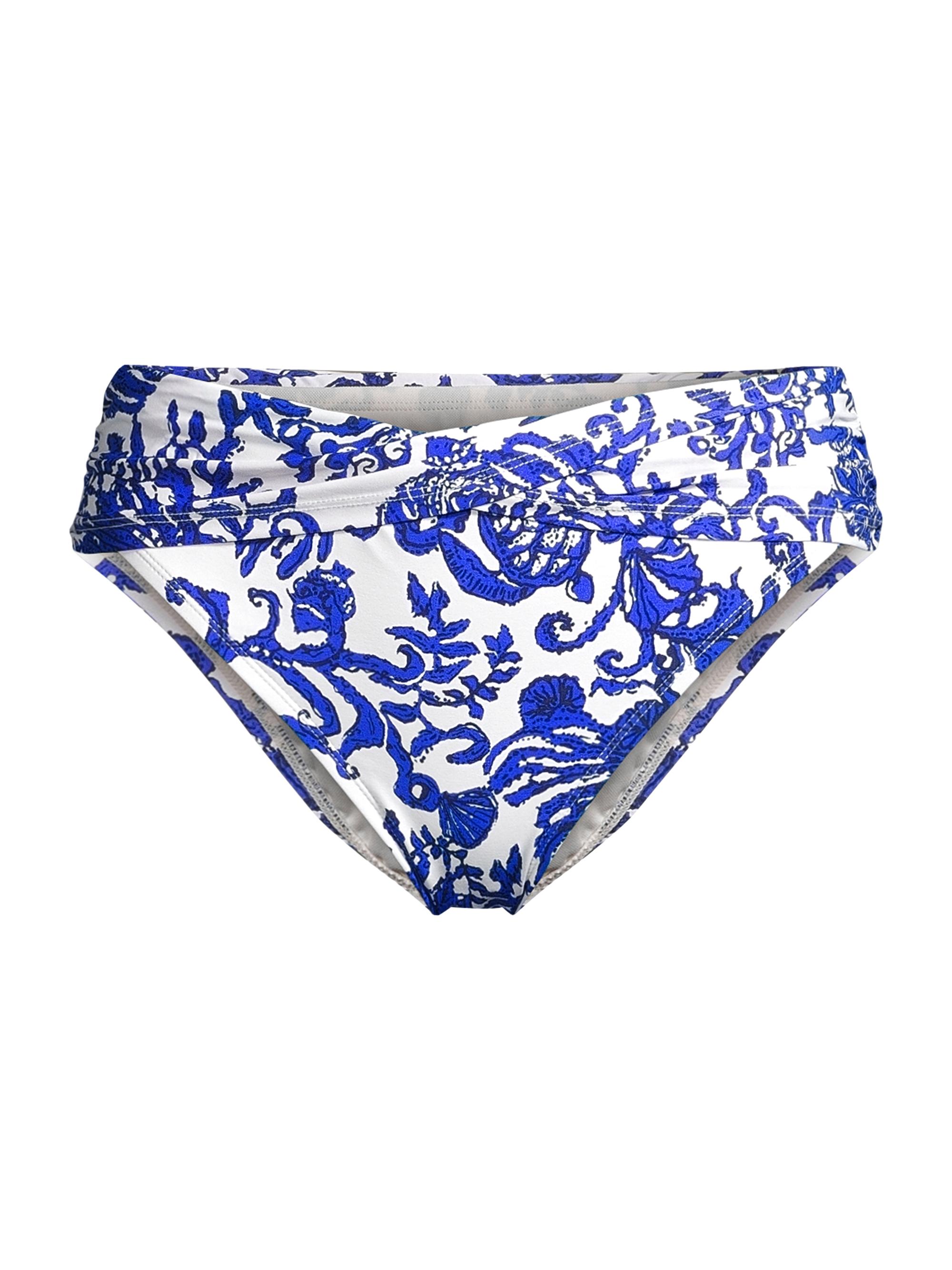 Lilly Pulitzer Women's Lagoon Sarong Hipster Bikini Bottom - Deeper Coconut