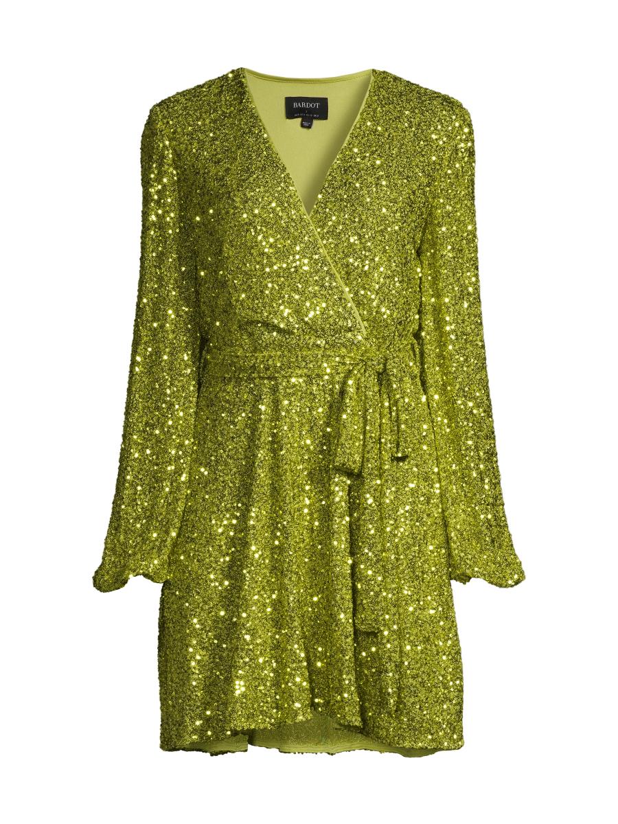 bardot belissa pleat dress Bardot Womens Belissa Metallic Pleated Sheath Dress