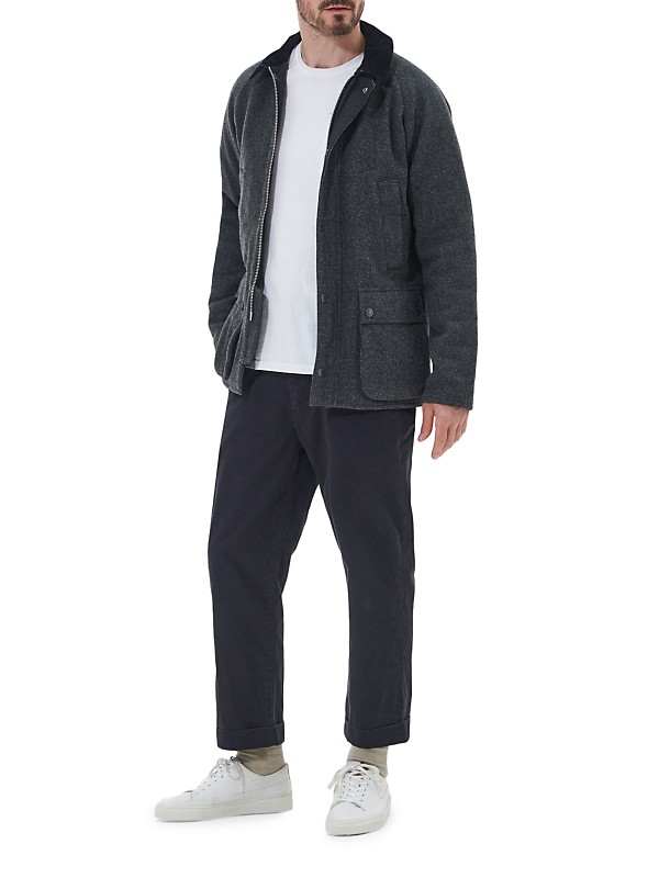 Shop Barbour Bedale Wool Jacket | Saks Fifth Avenue Shop Barbour Bedale Wool Jacket | Saks Fifth Avenue