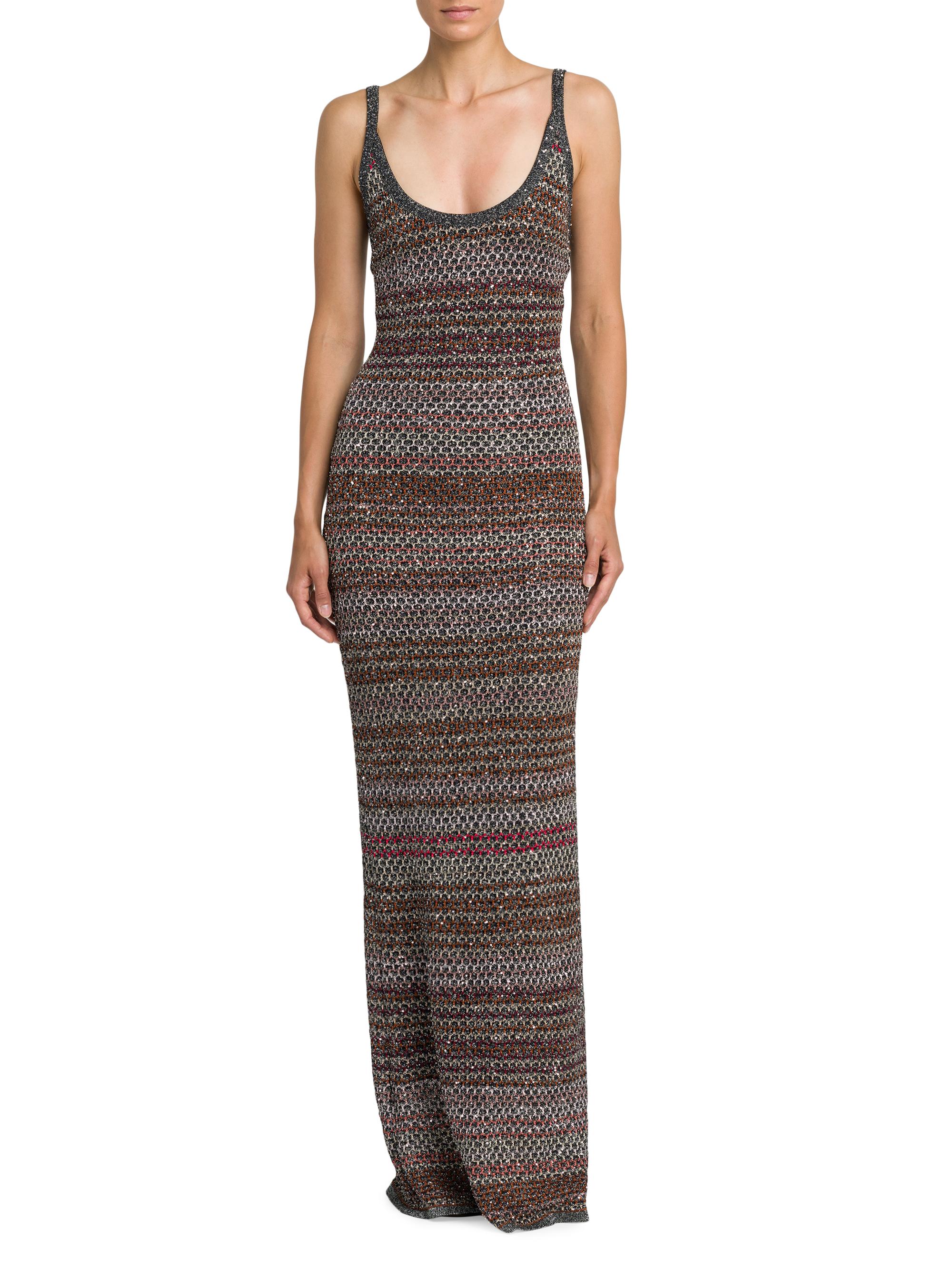 Missoni Striped Knit Body-Con Maxi Dress | Saks Fifth Avenue