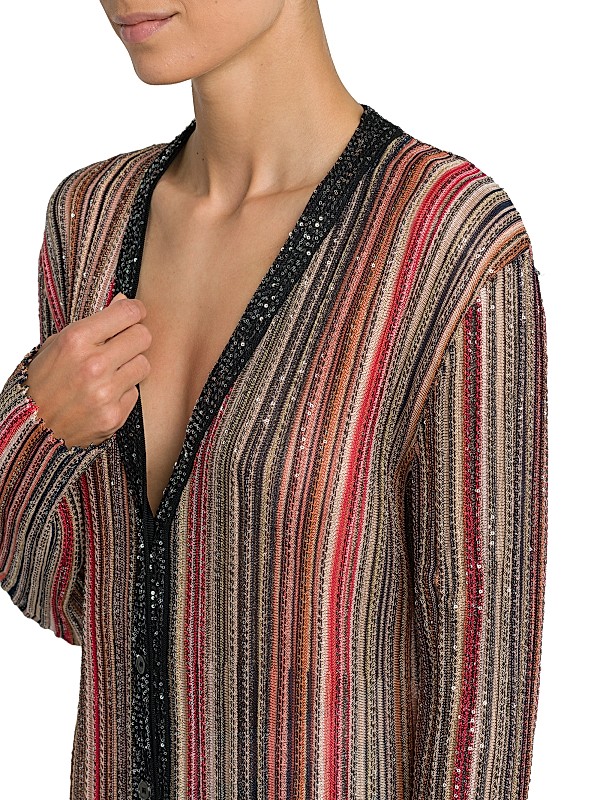 Shop Missoni Sequined Stripe Duster Cardigan | Saks Fifth Avenue Shop Missoni Sequined Stripe Duster Cardigan | Saks Fifth Avenue