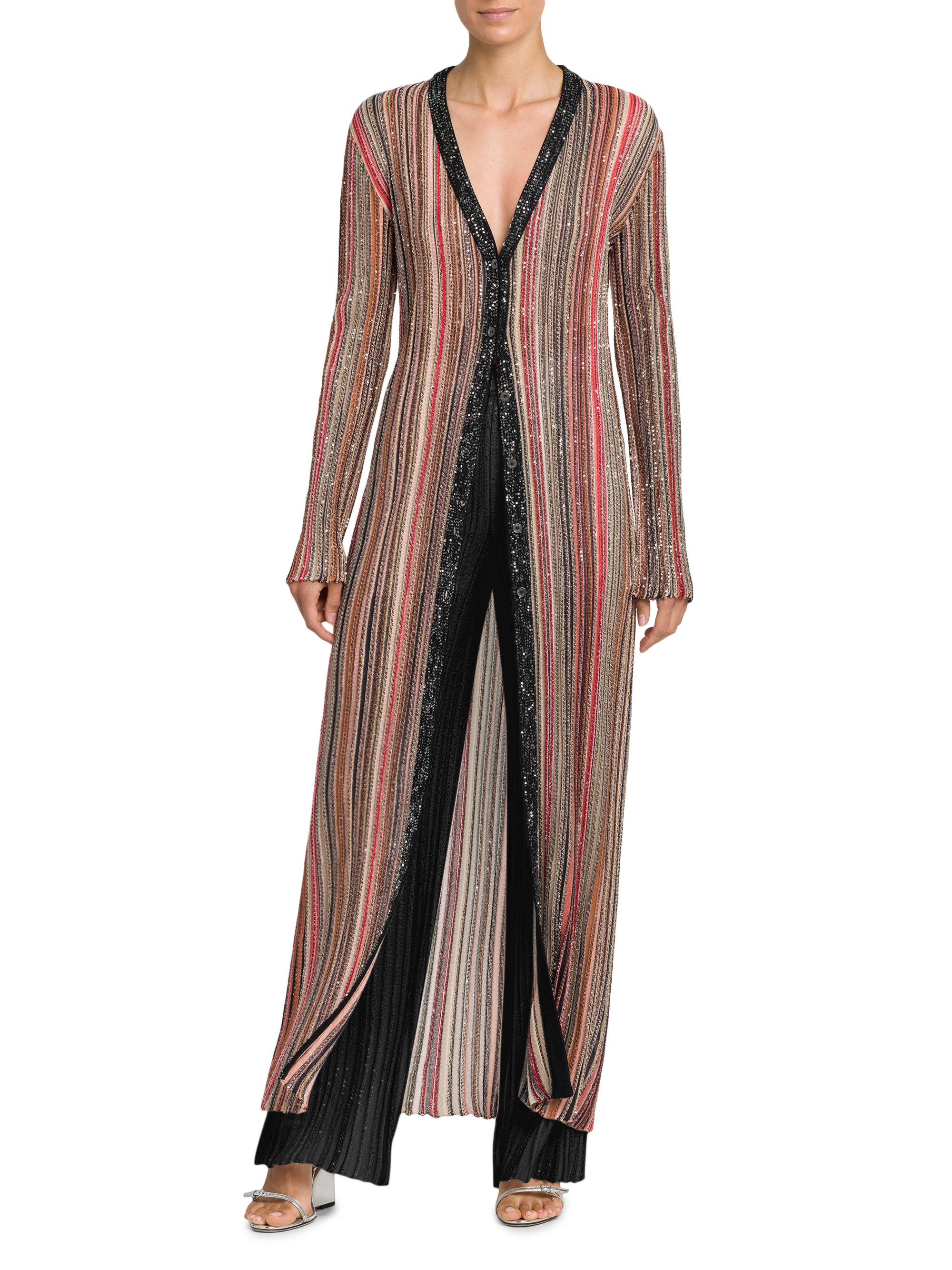 Missoni Sequined Stripe Duster Cardigan | Saks Fifth Avenue
