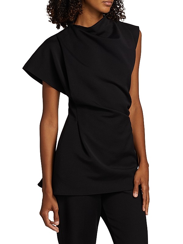 Shop Tove Giuliana Cotton-Blend Asymmetric Top | Saks Fifth Shop Tove Giuliana Cotton-Blend Asymmetric Top | Saks Fifth