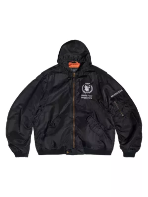 Off-White zip-fastening bomber jacket - Black
