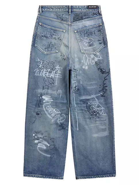 Graffiti Baggy Jeans