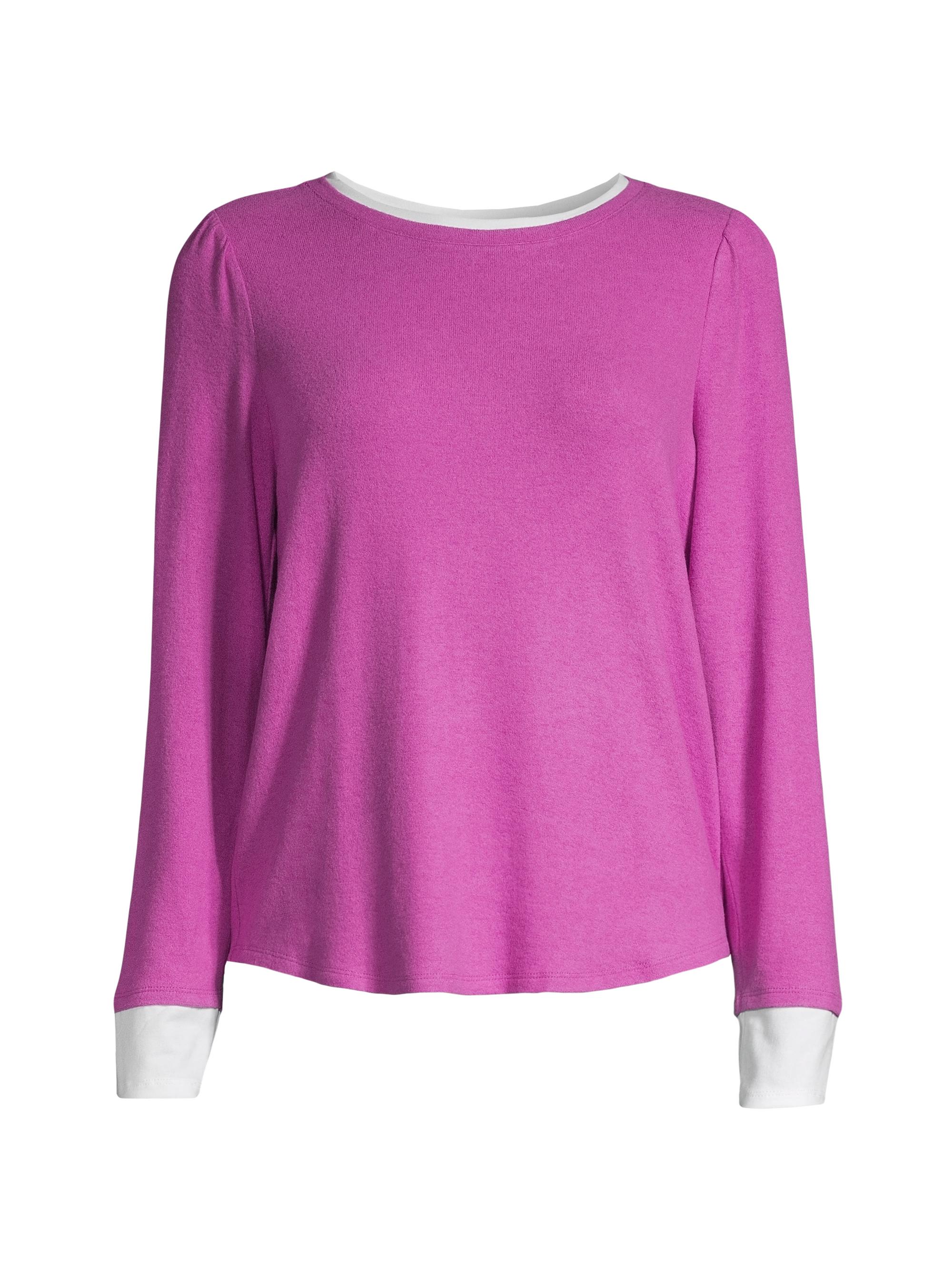 NIC+ZOE Women's Sweet Dreams Layered Top - Vivid Magenta