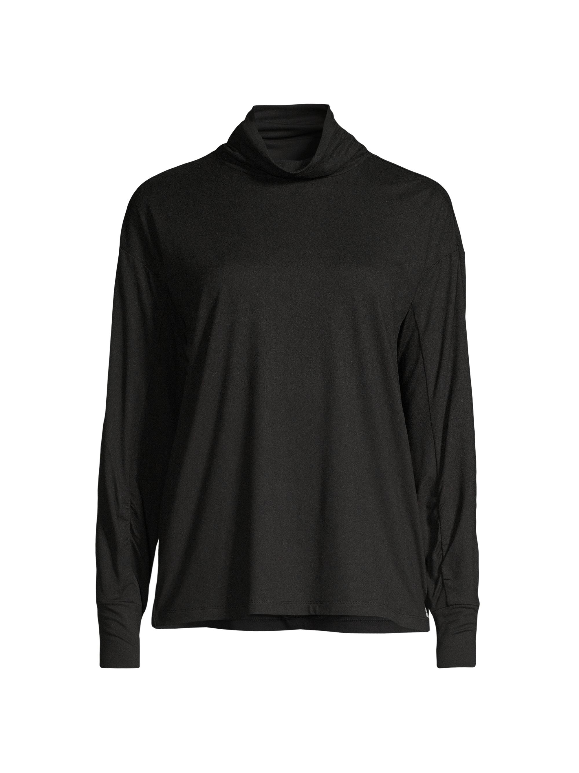 NIC+ZOE Women's Brushed Flow Turtleneck - Black