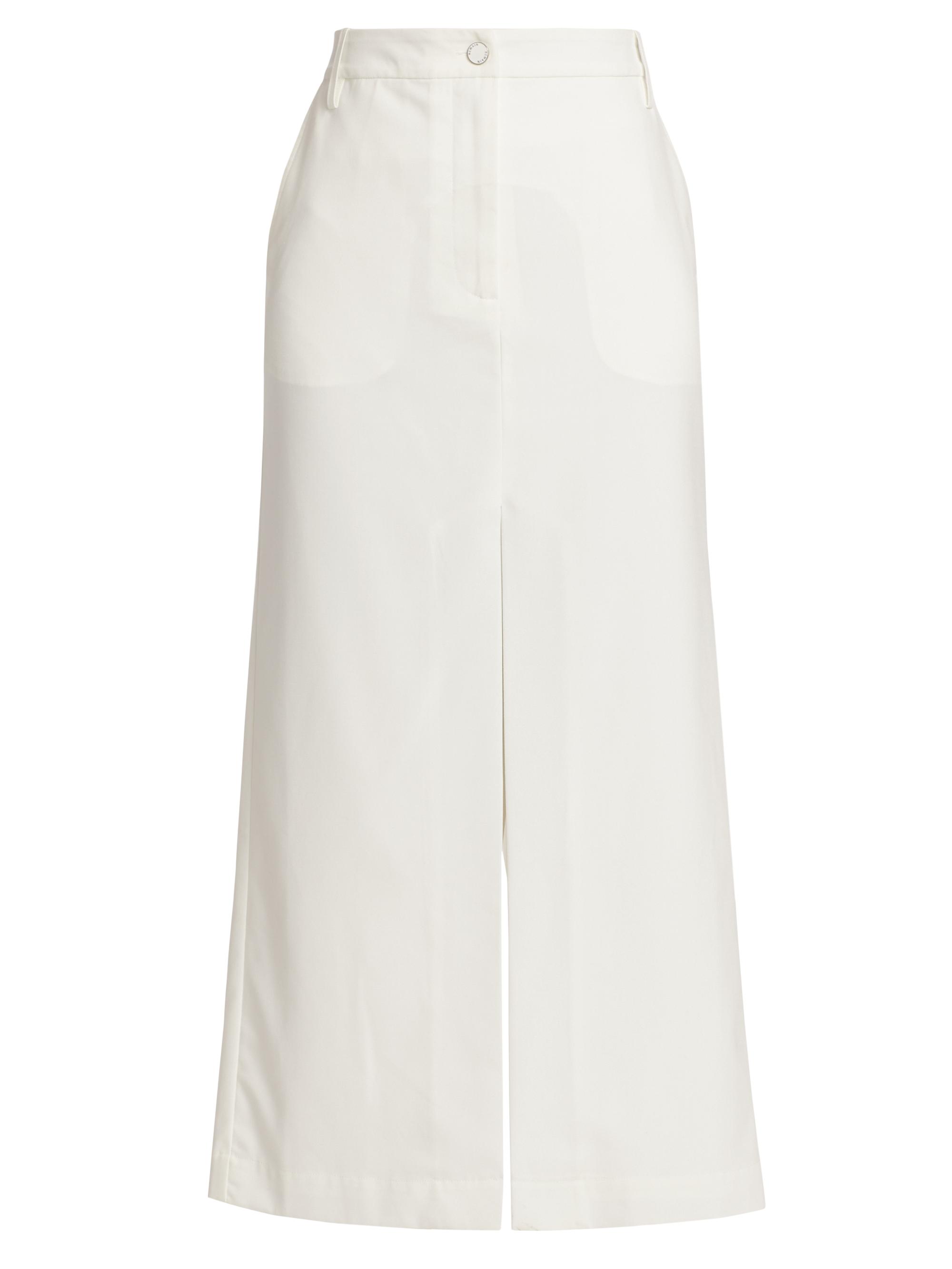 Remain Birger Christensen Women's Twill A-Line Maxi Skirt - Egret