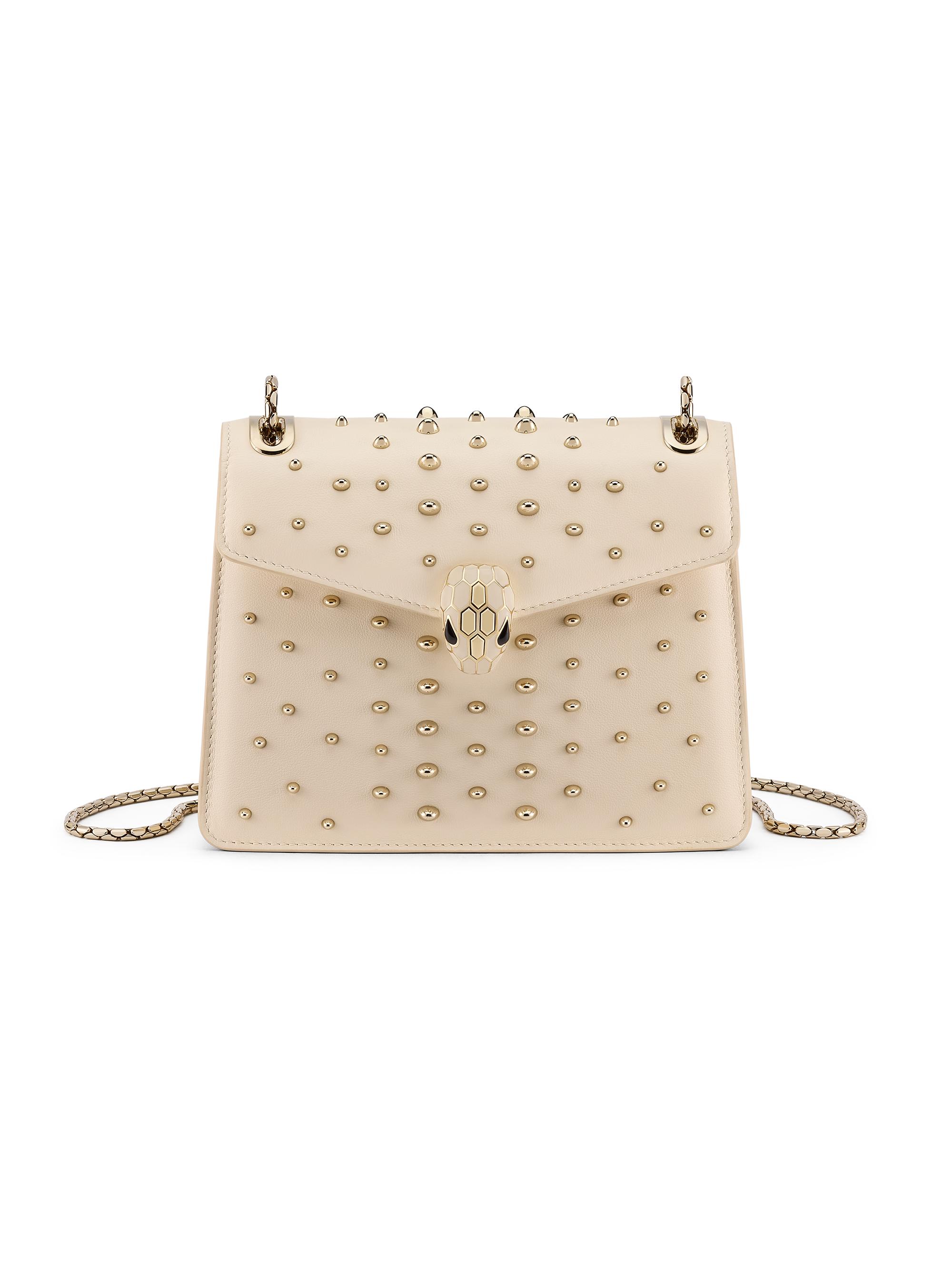 BVLGARI Women's Serpenti Forever Leather Crossbody Bag -  Opal Light Gold