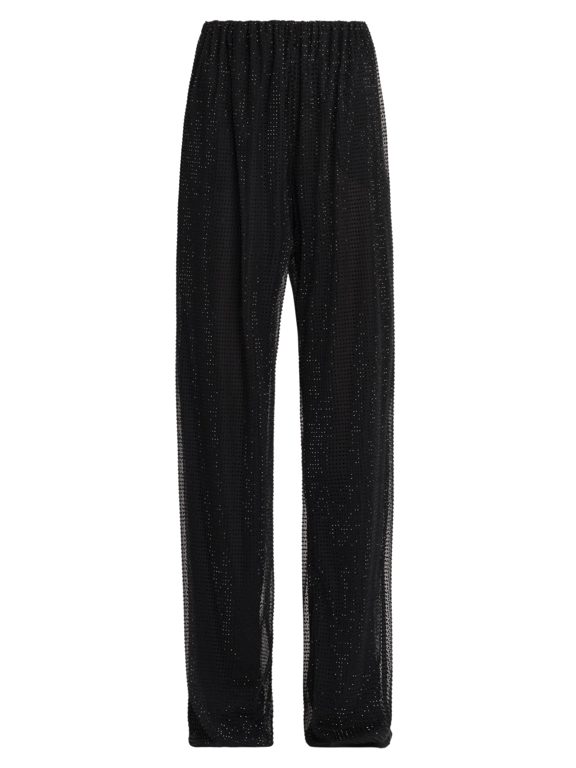 Philosophy di Lorenzo Serafini Women's Rhinestone Mesh Pants - Black