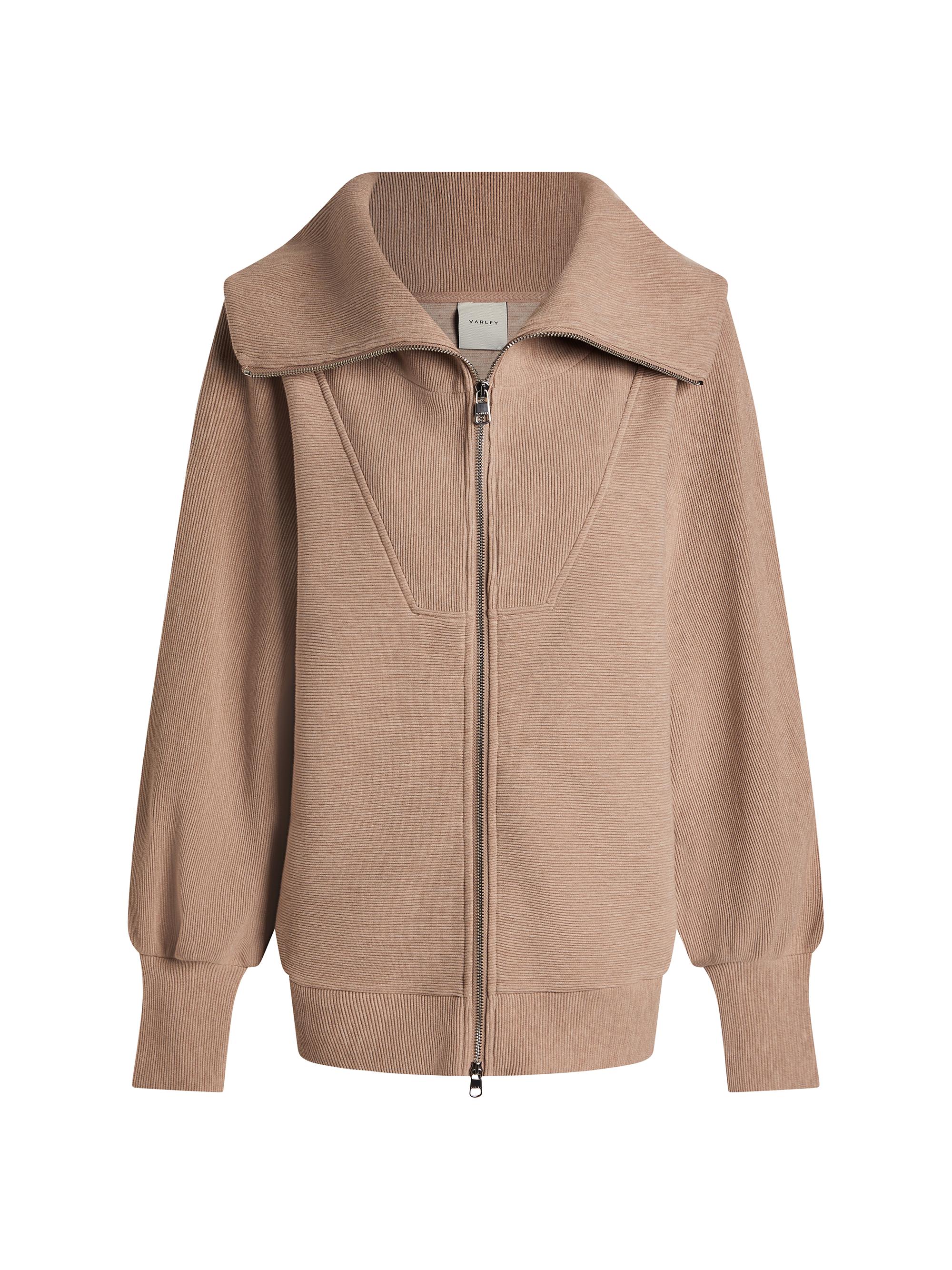 Varley Ells Ribbed Zip-Up Jacket | Saks Fifth Avenue