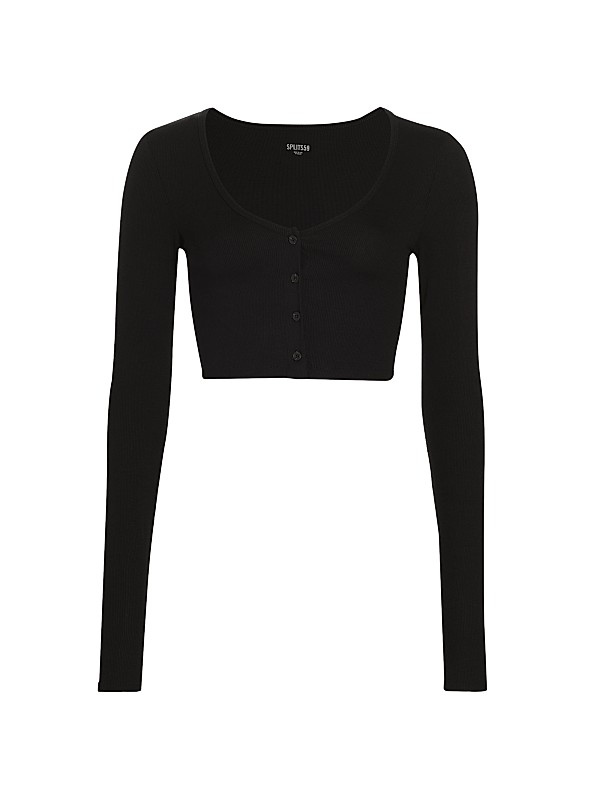Caviar Black Modal Rib Sleeper Caviar Black Modal Rib Sleeper