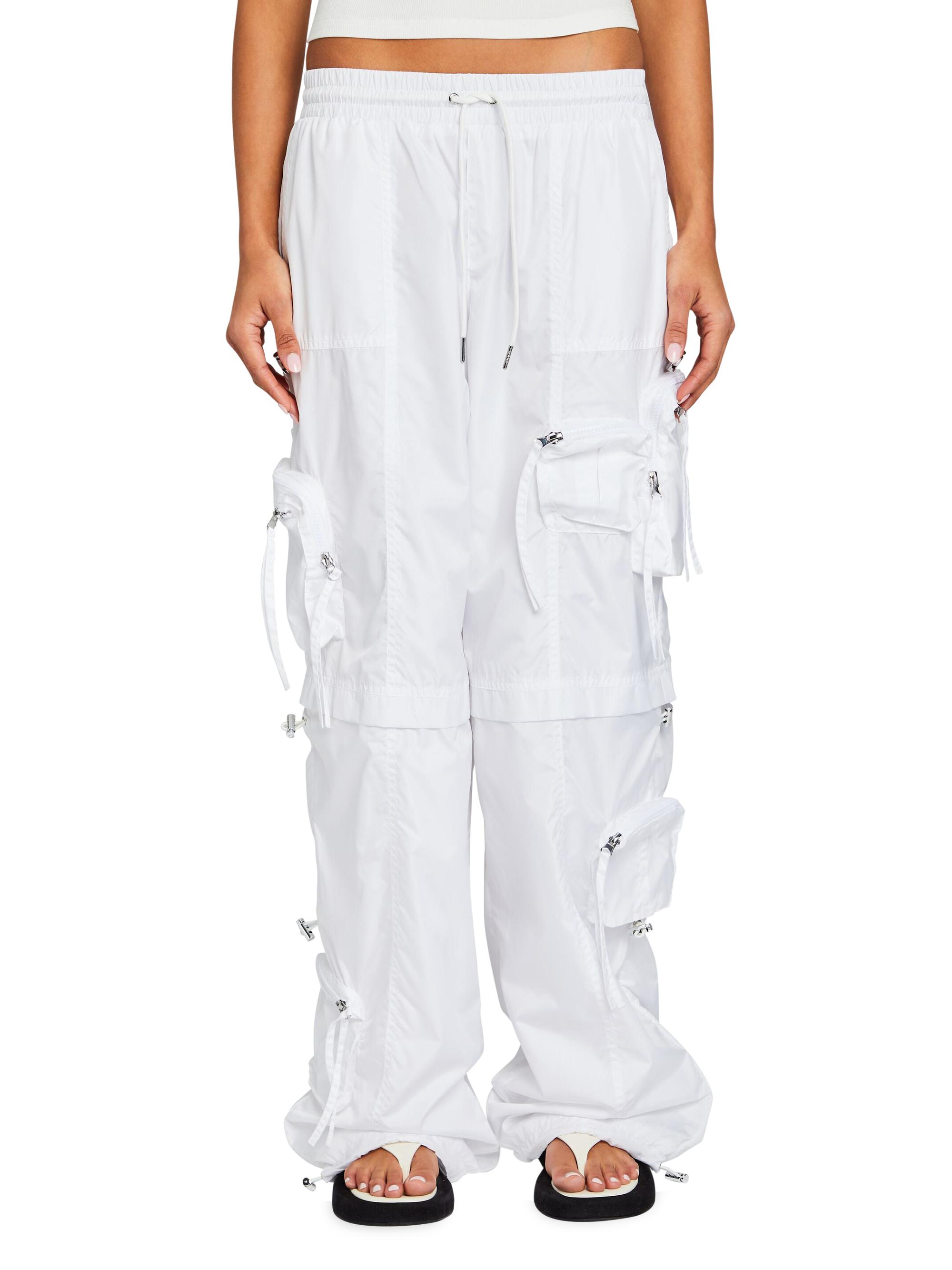 Ser.o.ya Women's Alba Ruched Cargo Pants - White