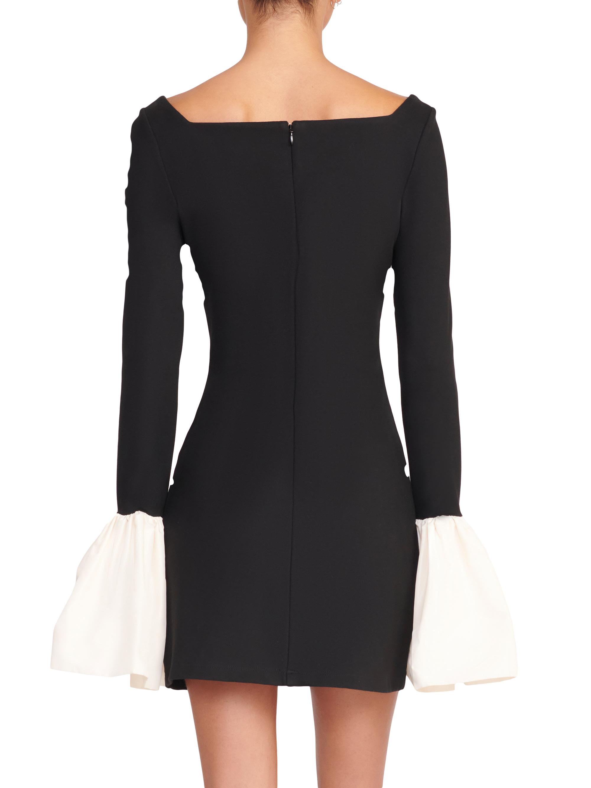 hawthorne dress black ivory STAUD HAWTHORNE MAXI DRESS - Occasion wear - black/ivory/black