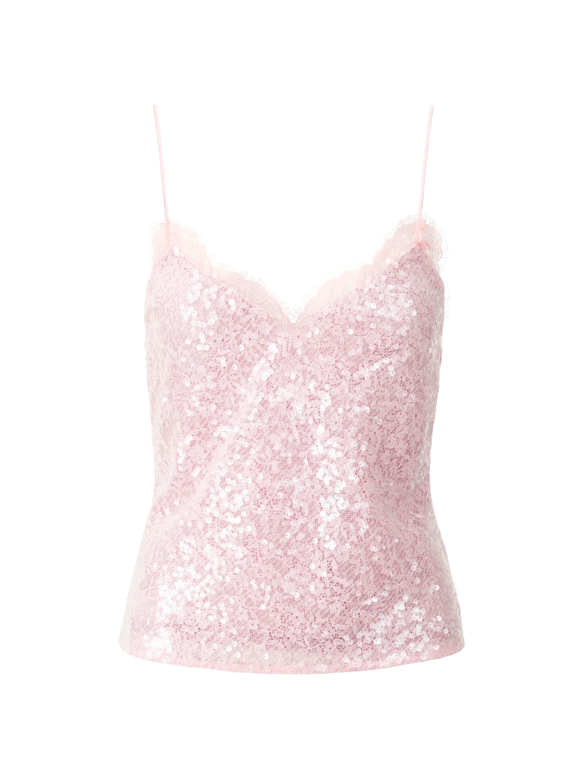 Staud Kezia Sequined Top | Saks Fifth Avenue