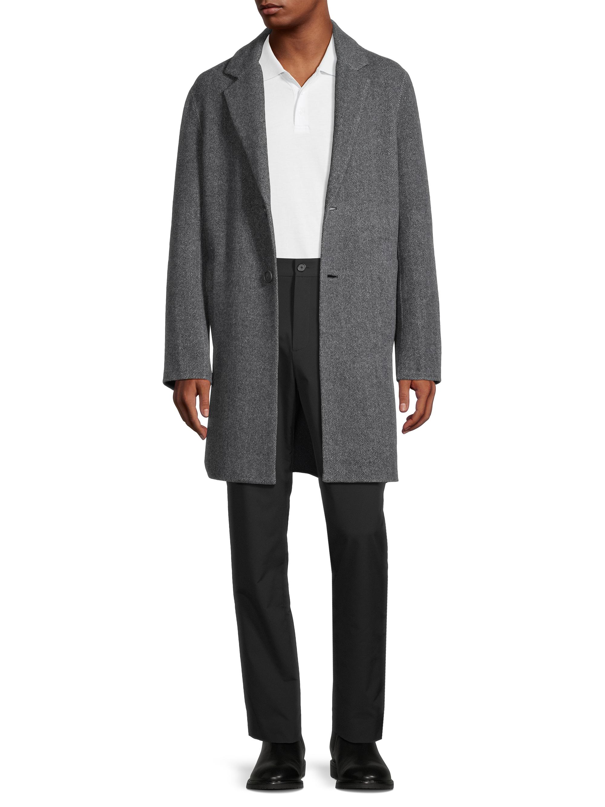 Vince Herringbone Wool-Blend Coat | Saks Fifth Avenue