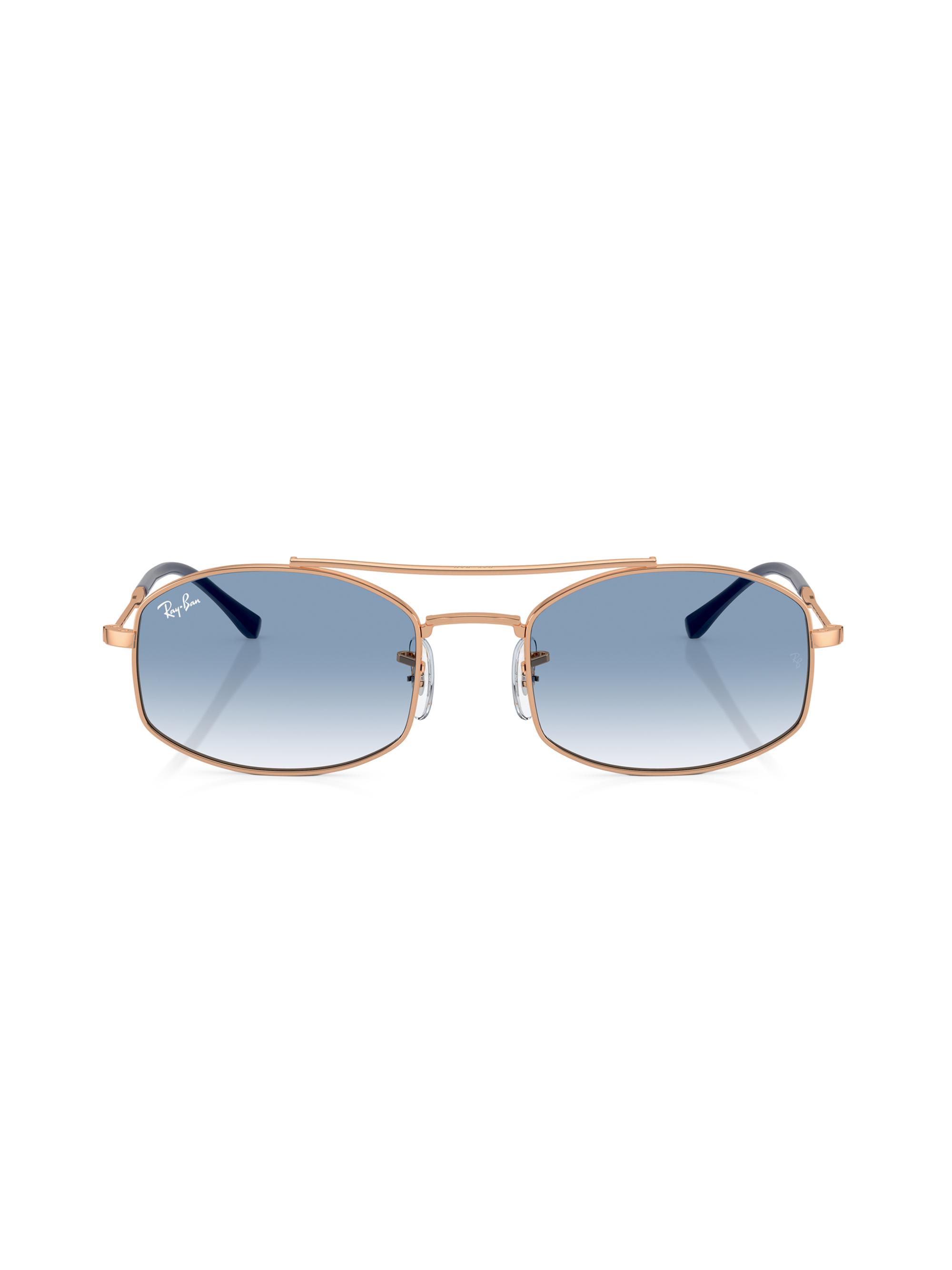 Ray-Ban Women's RB3719 54MM Oval Sunglasses - Rose Gold