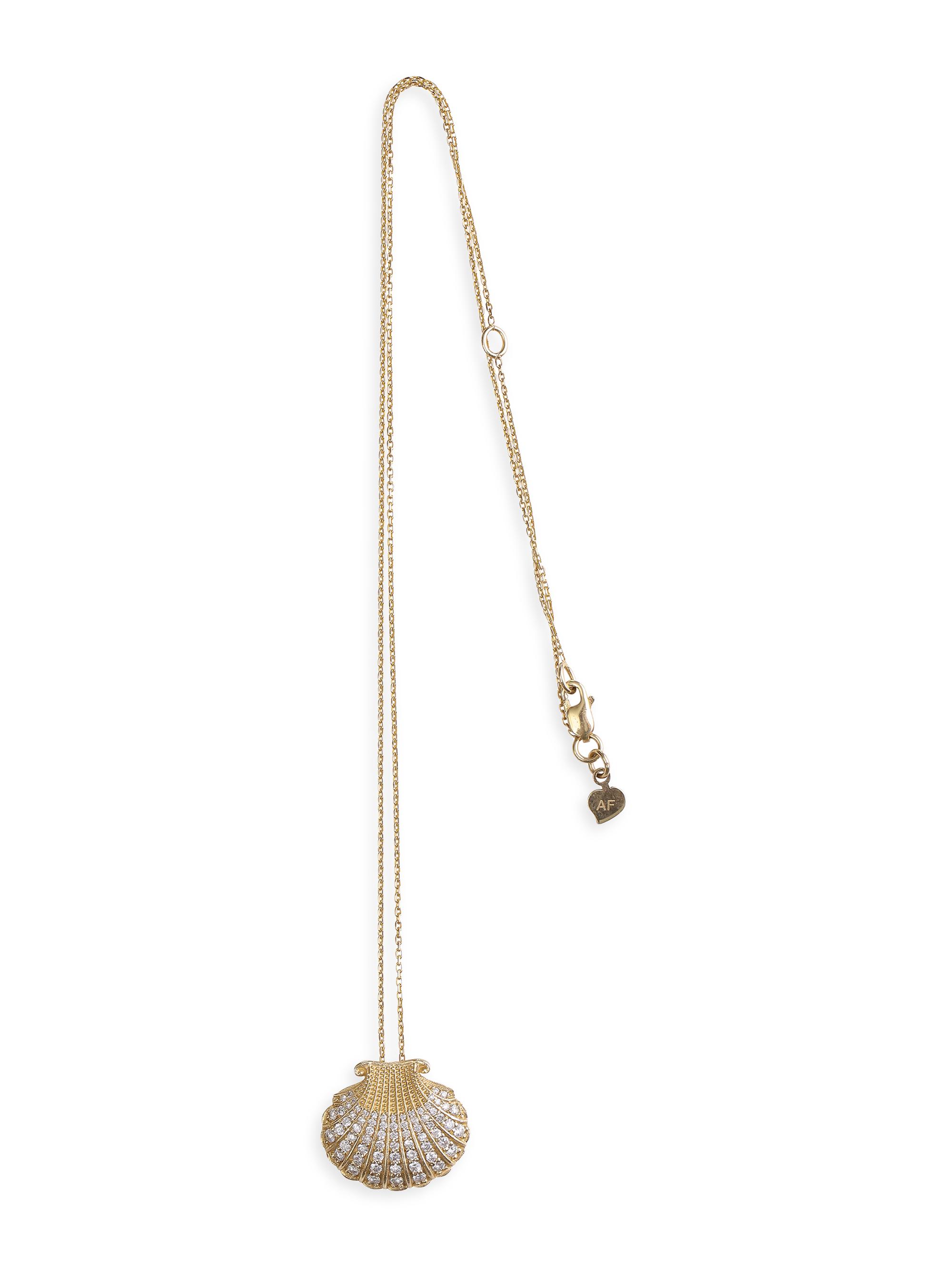 Apples & Figs Aphrodite 14K Yellow Gold & 0.68 TCW Natural Diamond ...