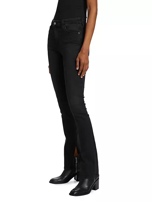 Shop AG Jeans Mari Extended High-Rise Slim-Straight Jeans | Saks