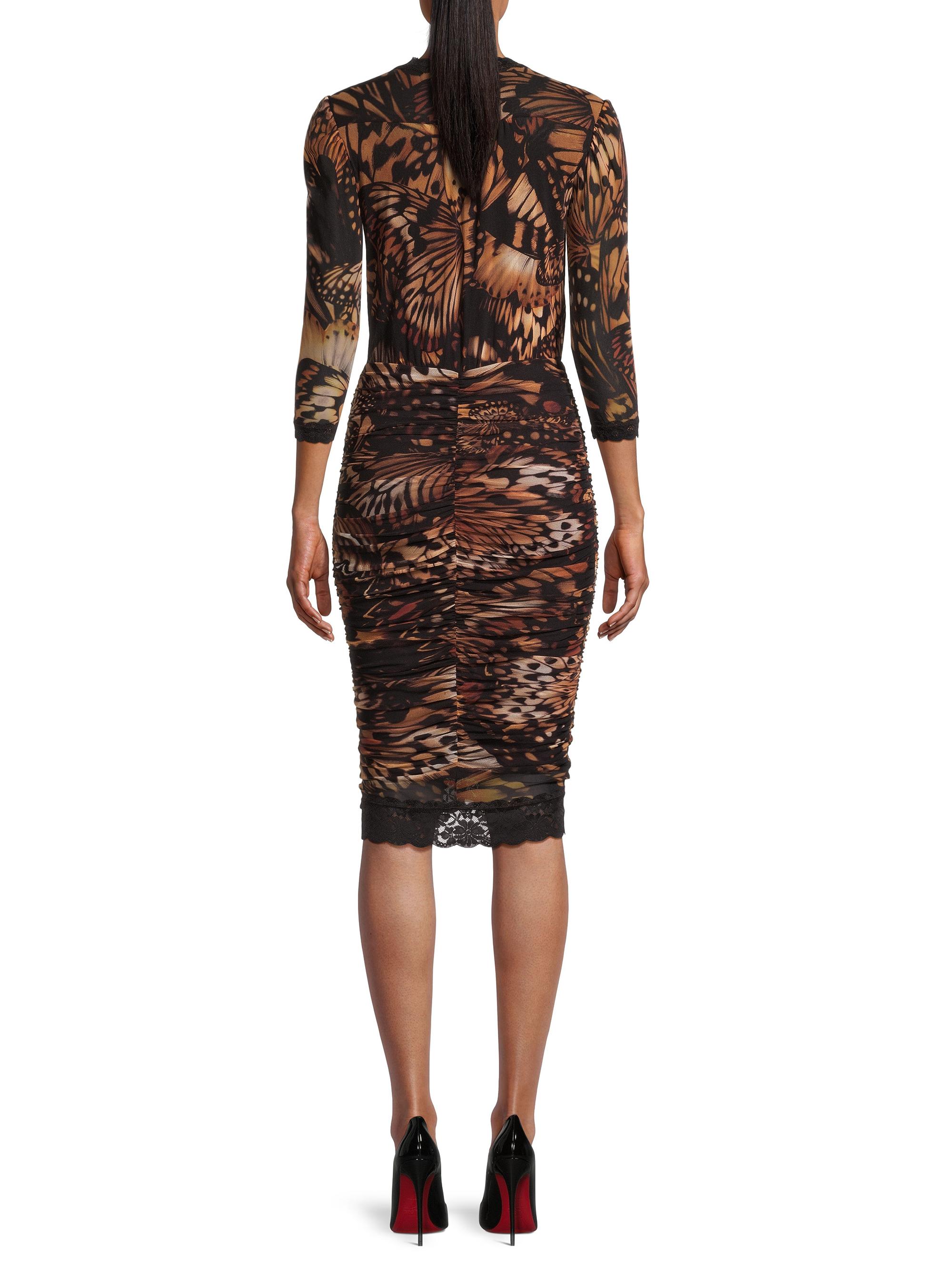 knee length dresses for ladies Abito Lungo Long Sleeve Dress – shoprodeodrive main image 1