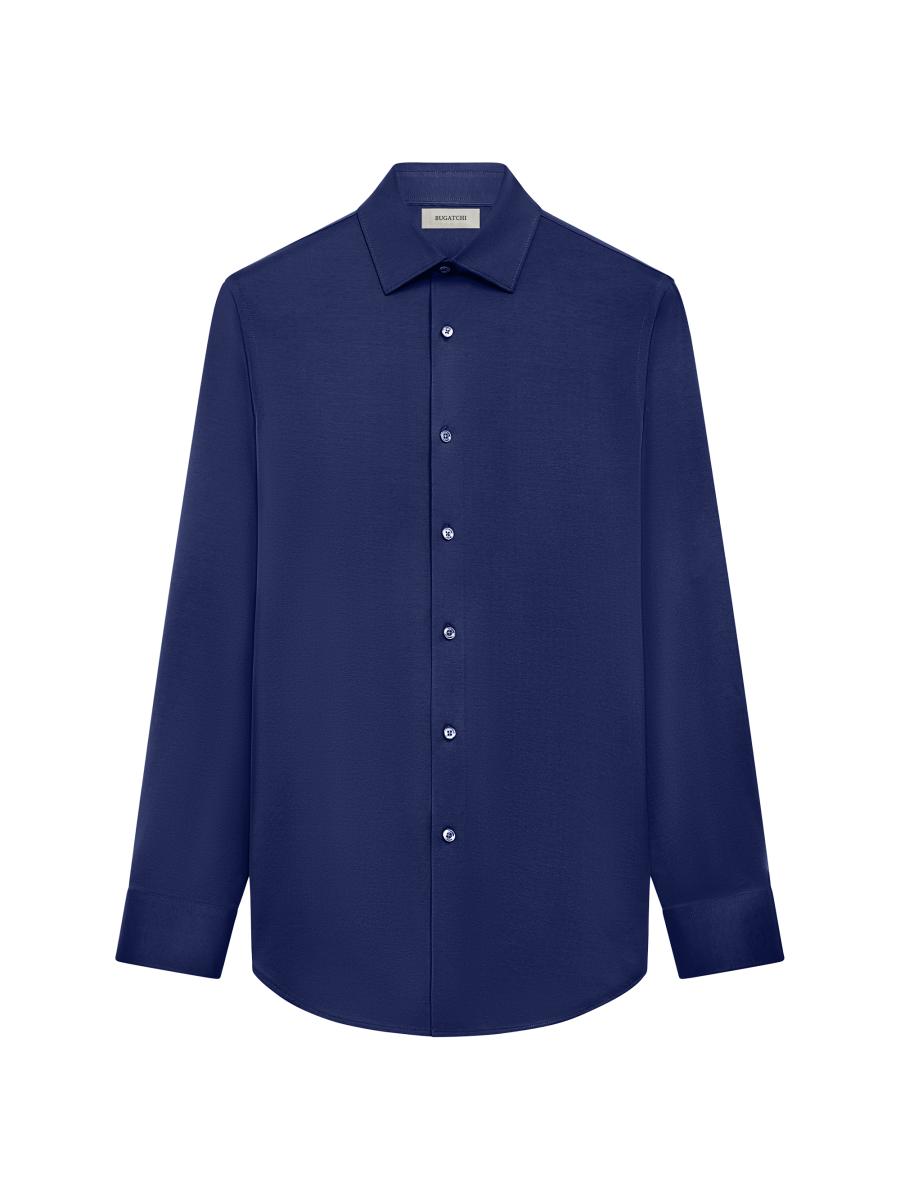 Bugatchi Men's Ooohcotton Tech Button-up Shirt In Blue
