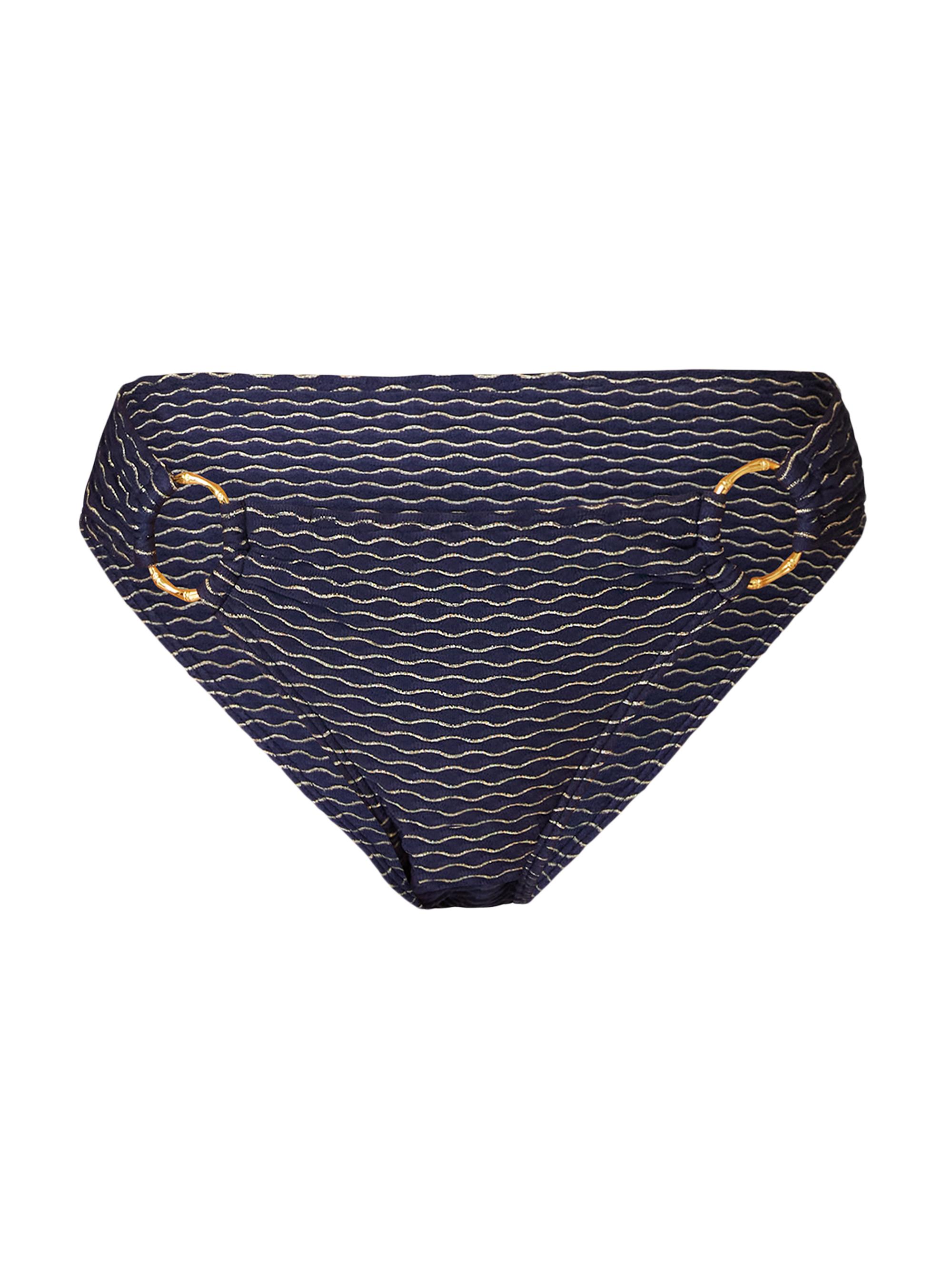 Shoshanna Women's Printed Ring Bikini Bottom - Navy Gold
