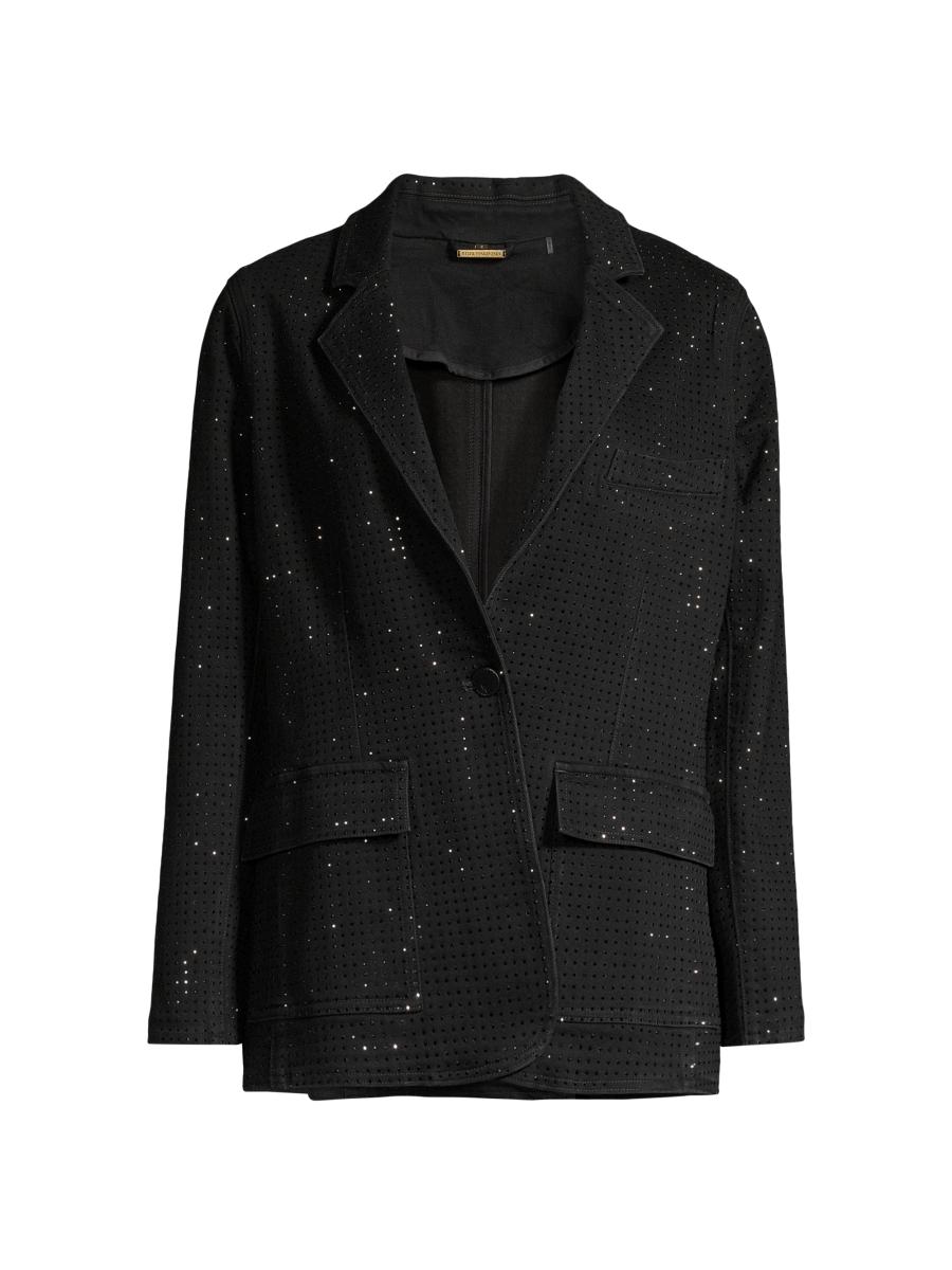 Kobi Halperin Keira Embellished Denim Blazer | Saks Fifth Avenue