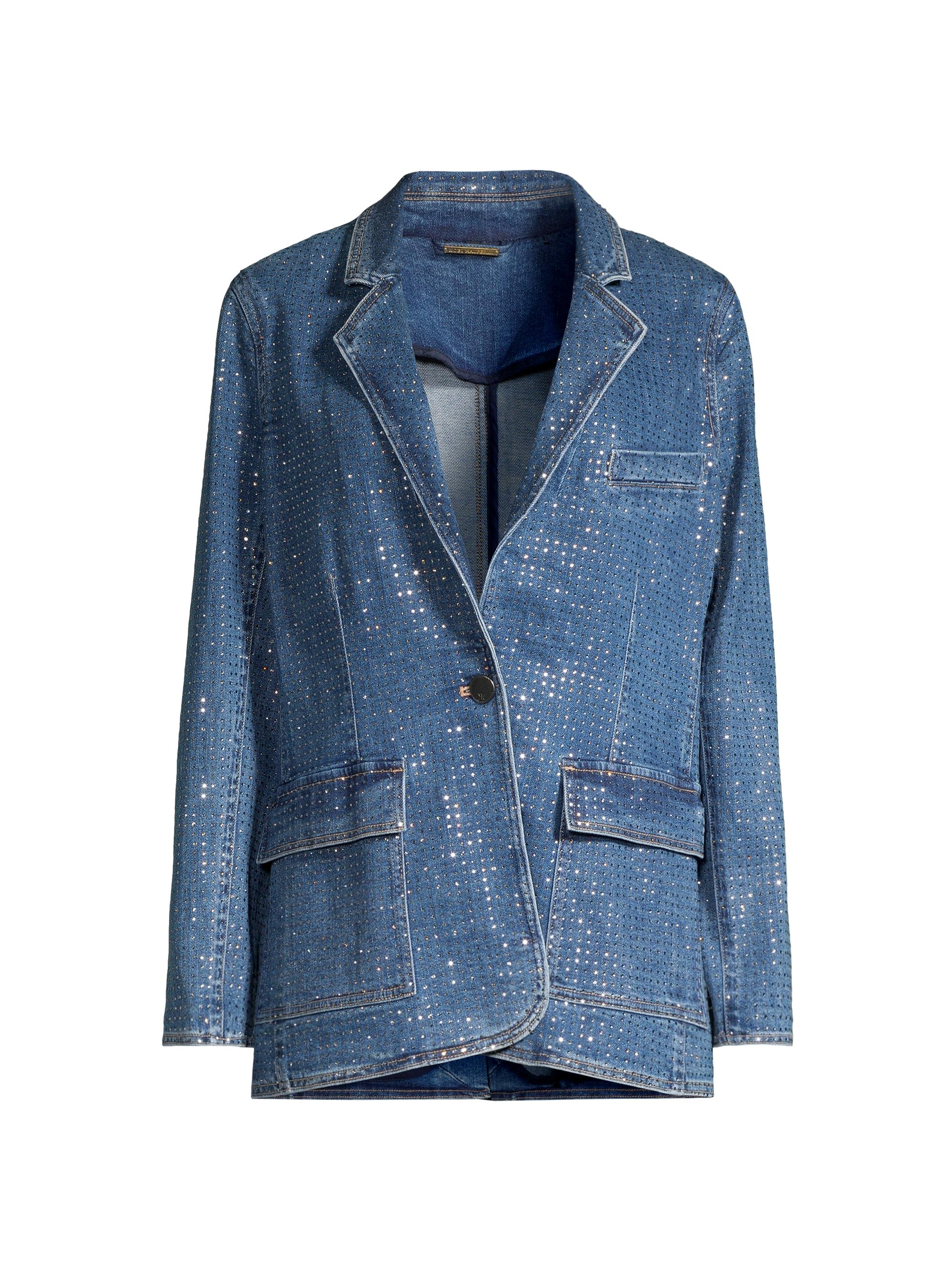 Kobi Halperin Keira Embellished Denim Blazer | Saks Fifth Avenue
