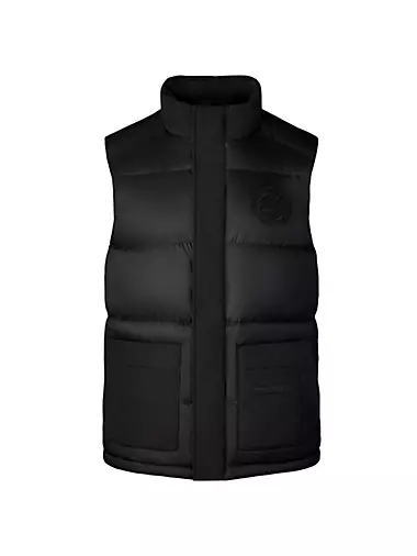 Mixed Media Paradigm Freestyle Quilted Down Vest