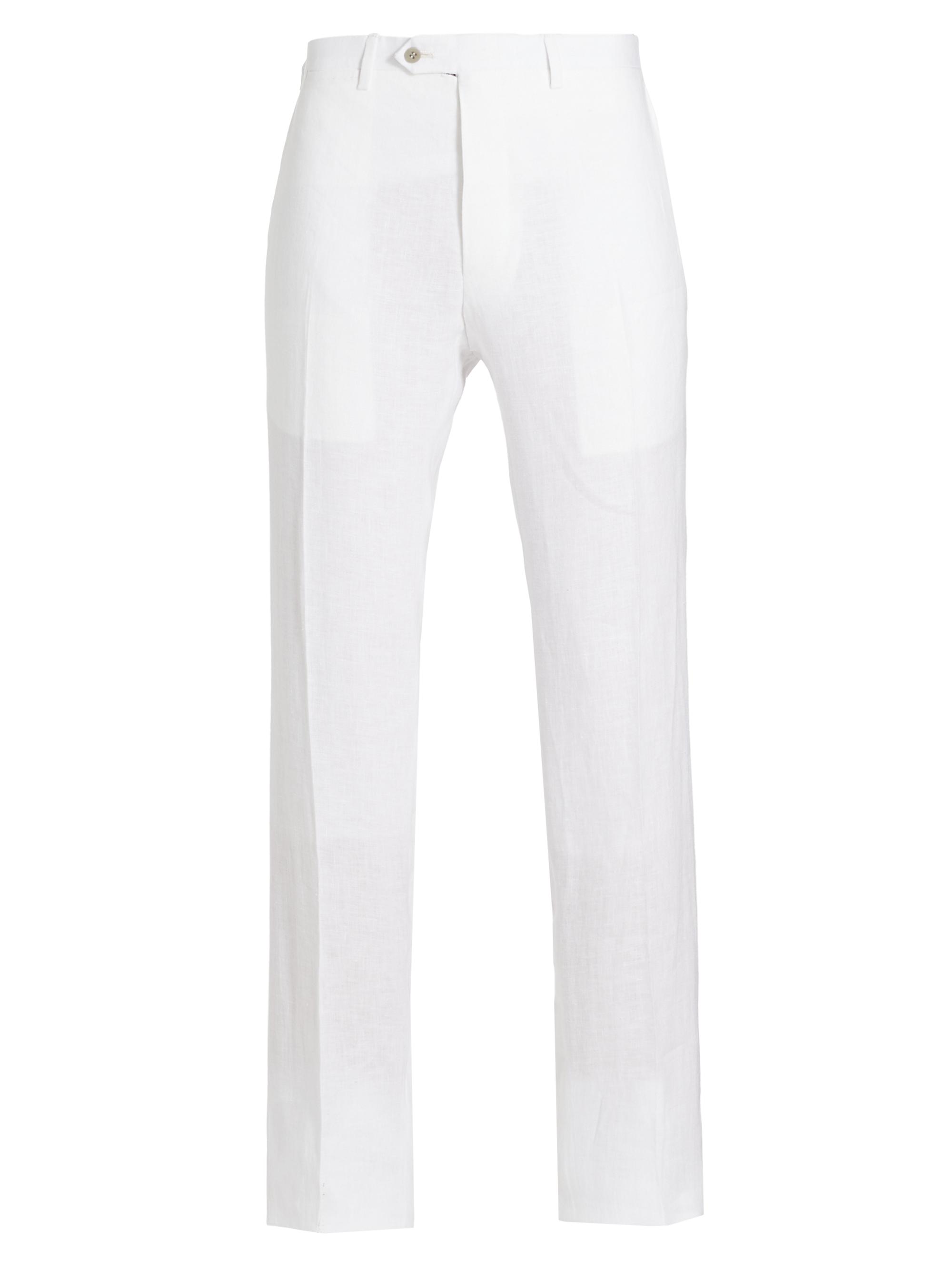 KITON - Linen Drawstring Trousers