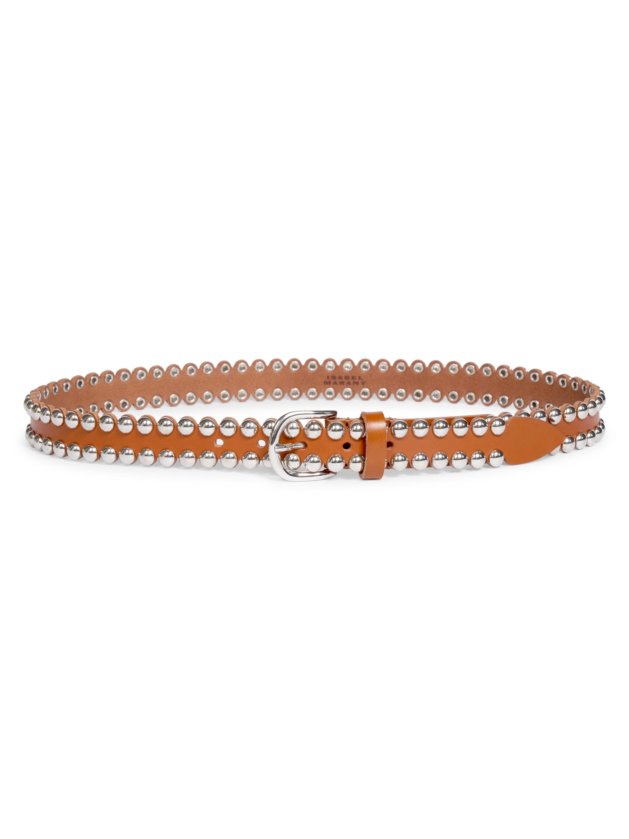 Isabel Marant Zap Studded Leather Belt | Saks Fifth Avenue display picture 1