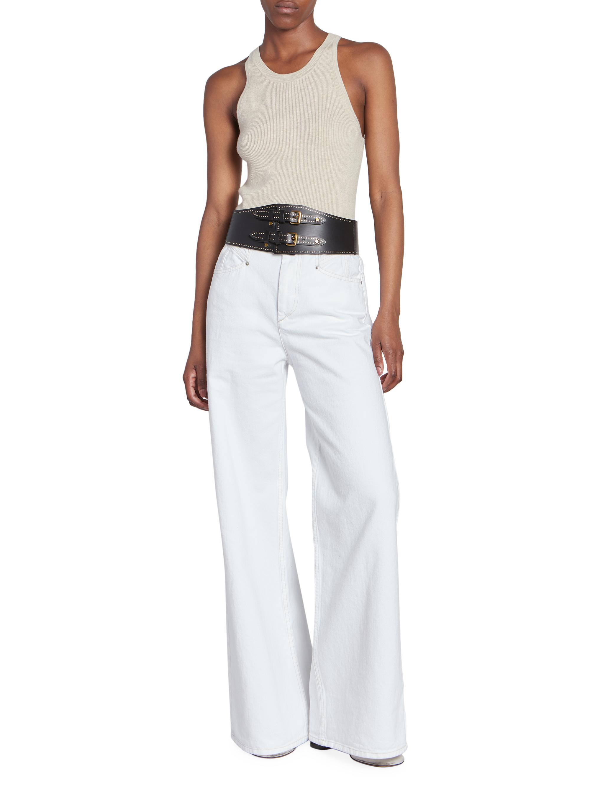 Isabel Marant Riccia Leather Waist Belt | Saks Fifth Avenue display picture 2