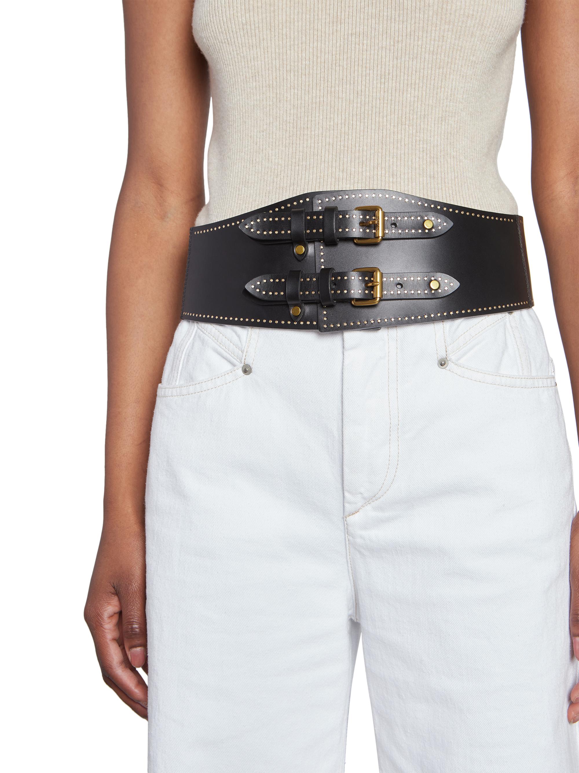 Isabel Marant Riccia Leather Waist Belt | Saks Fifth Avenue