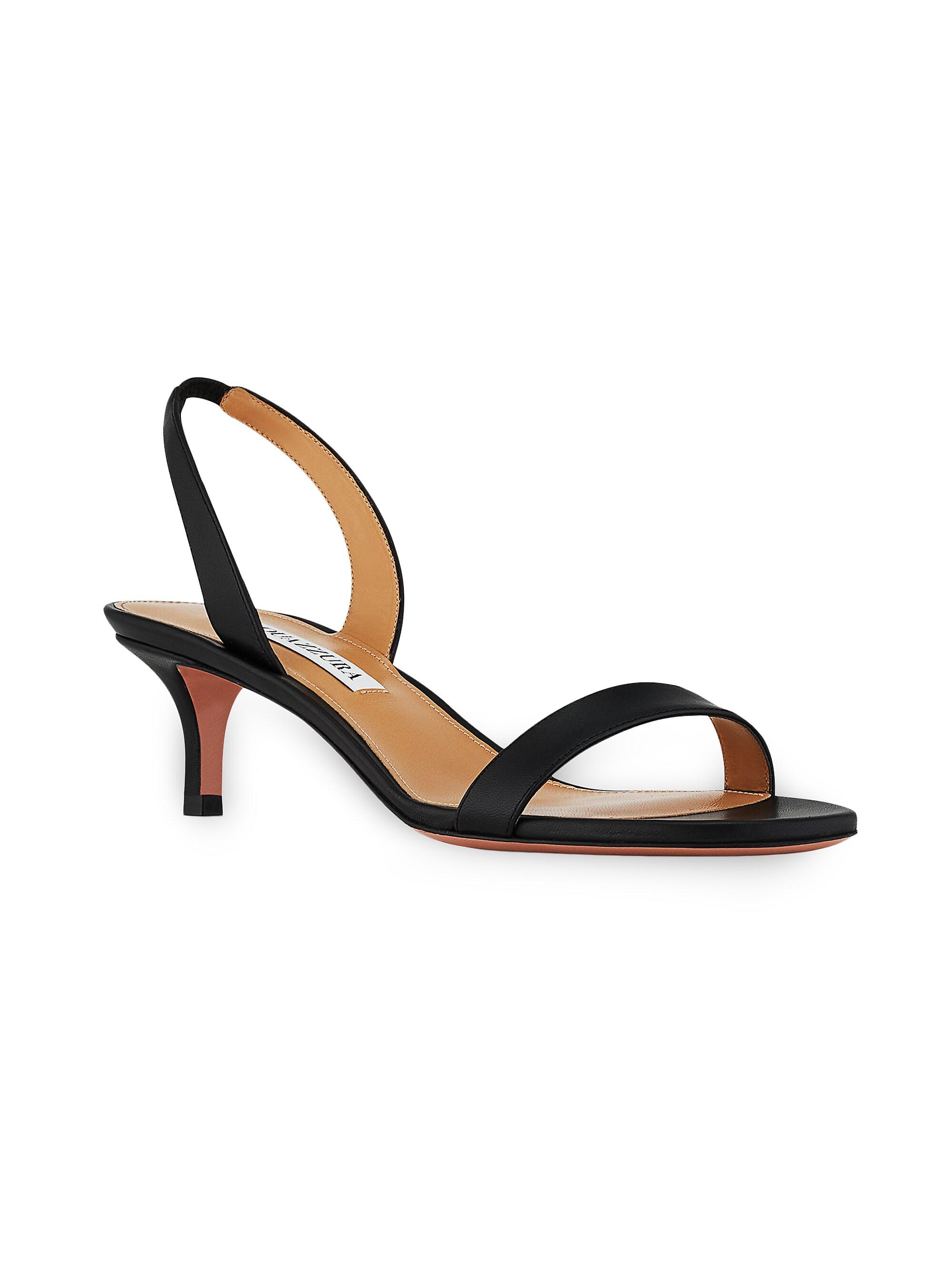 ララ Aquazzura | So Nude Sandal 50 | Black