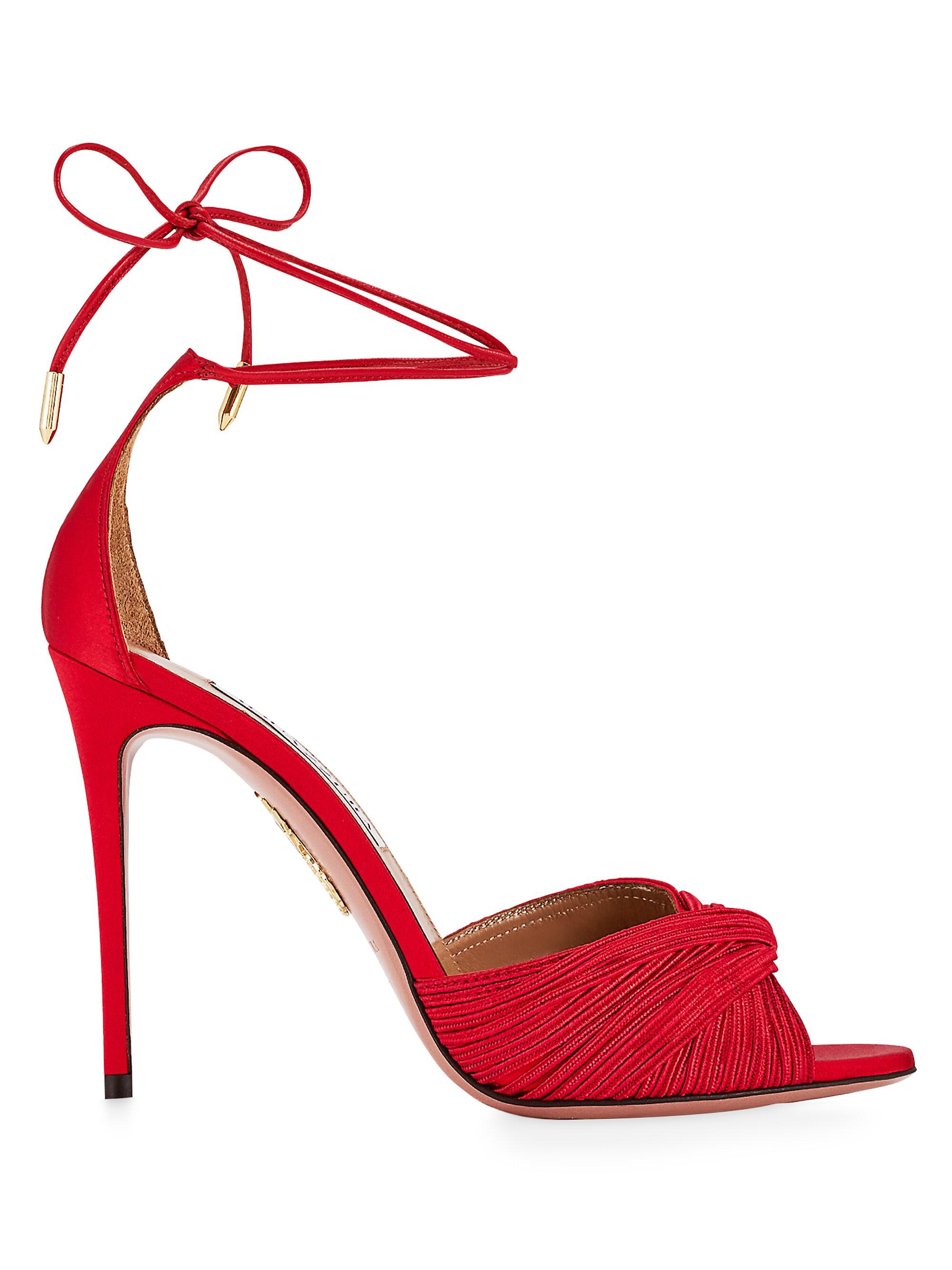 Aquazzura Bellini Beauty 105MM Sandals | Saks Fifth Avenue
