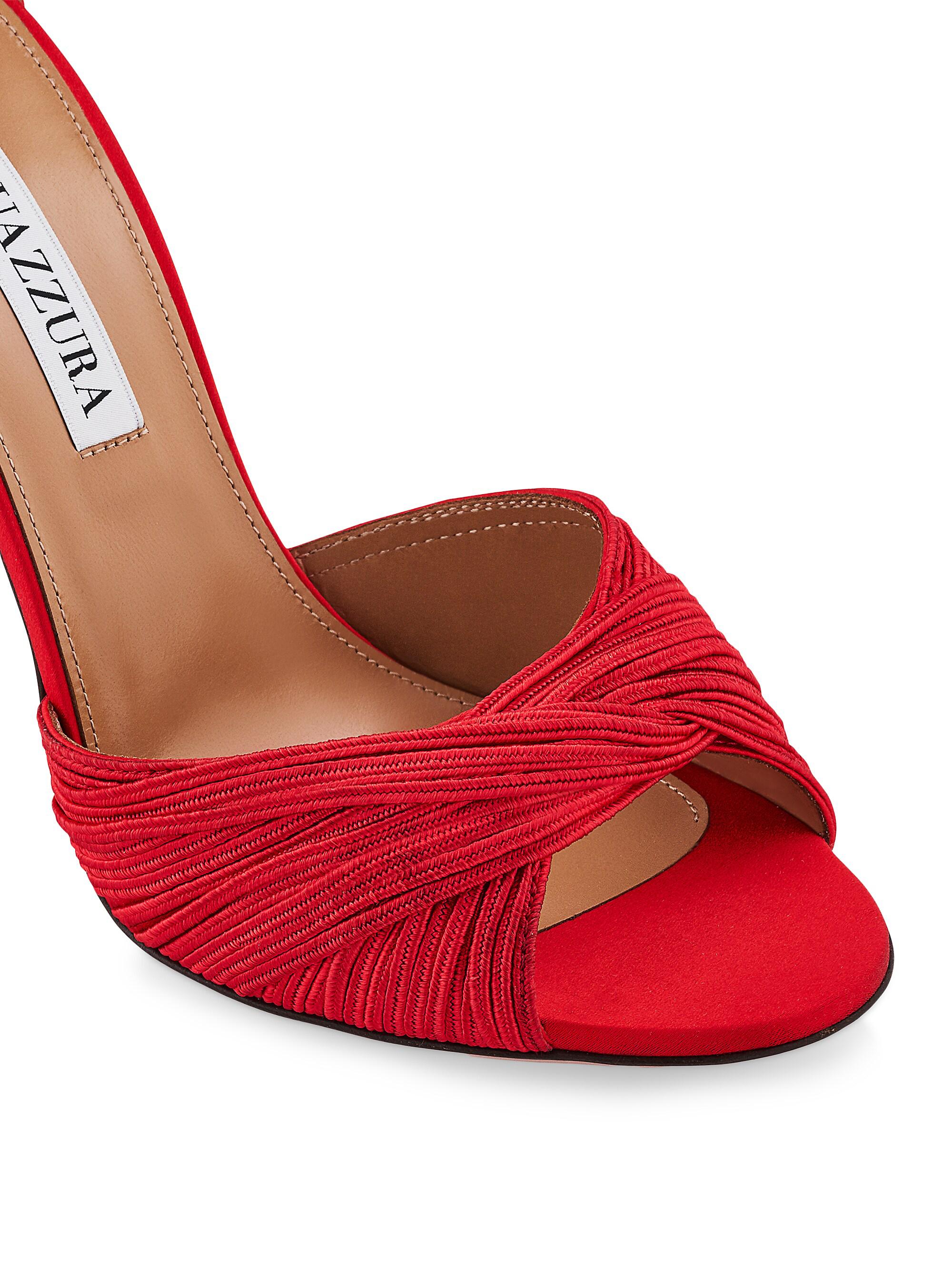 Aquazzura Bellini Beauty 105MM Sandals | Saks Fifth Avenue