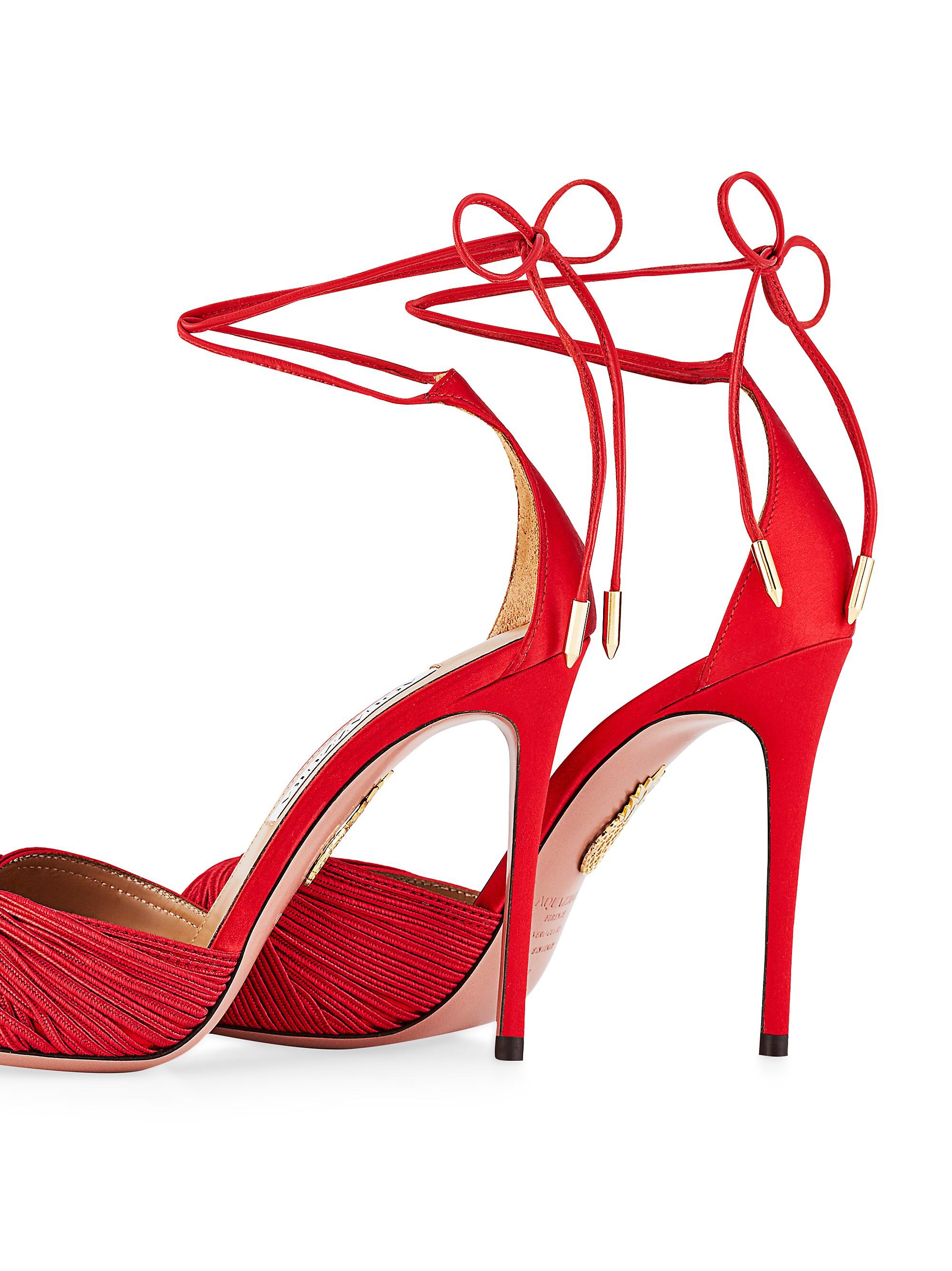 Aquazzura Bellini Beauty 105MM Sandals | Saks Fifth Avenue