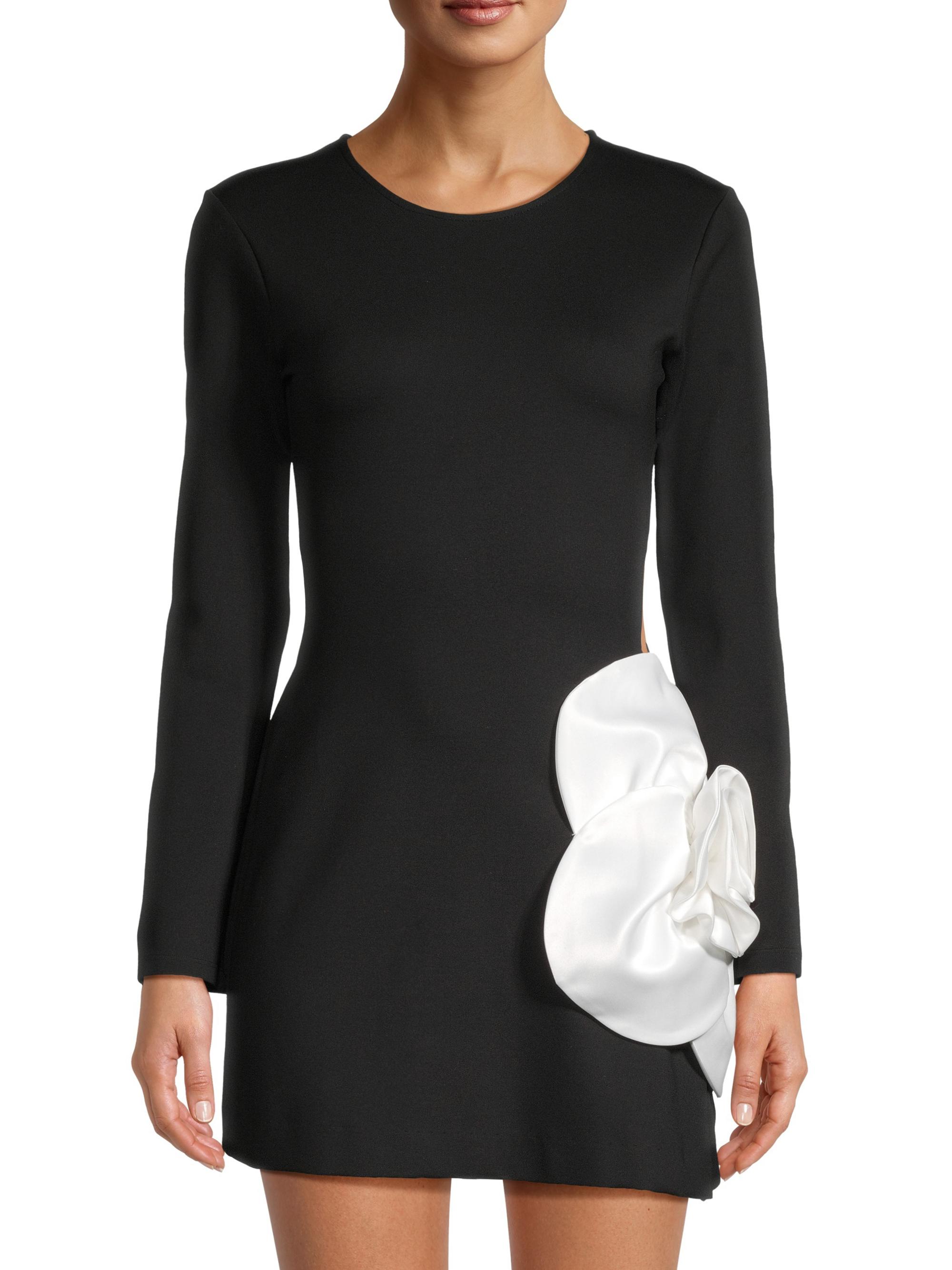 black dress flare Vintage Chloe Black Silk Dress – modesandmore