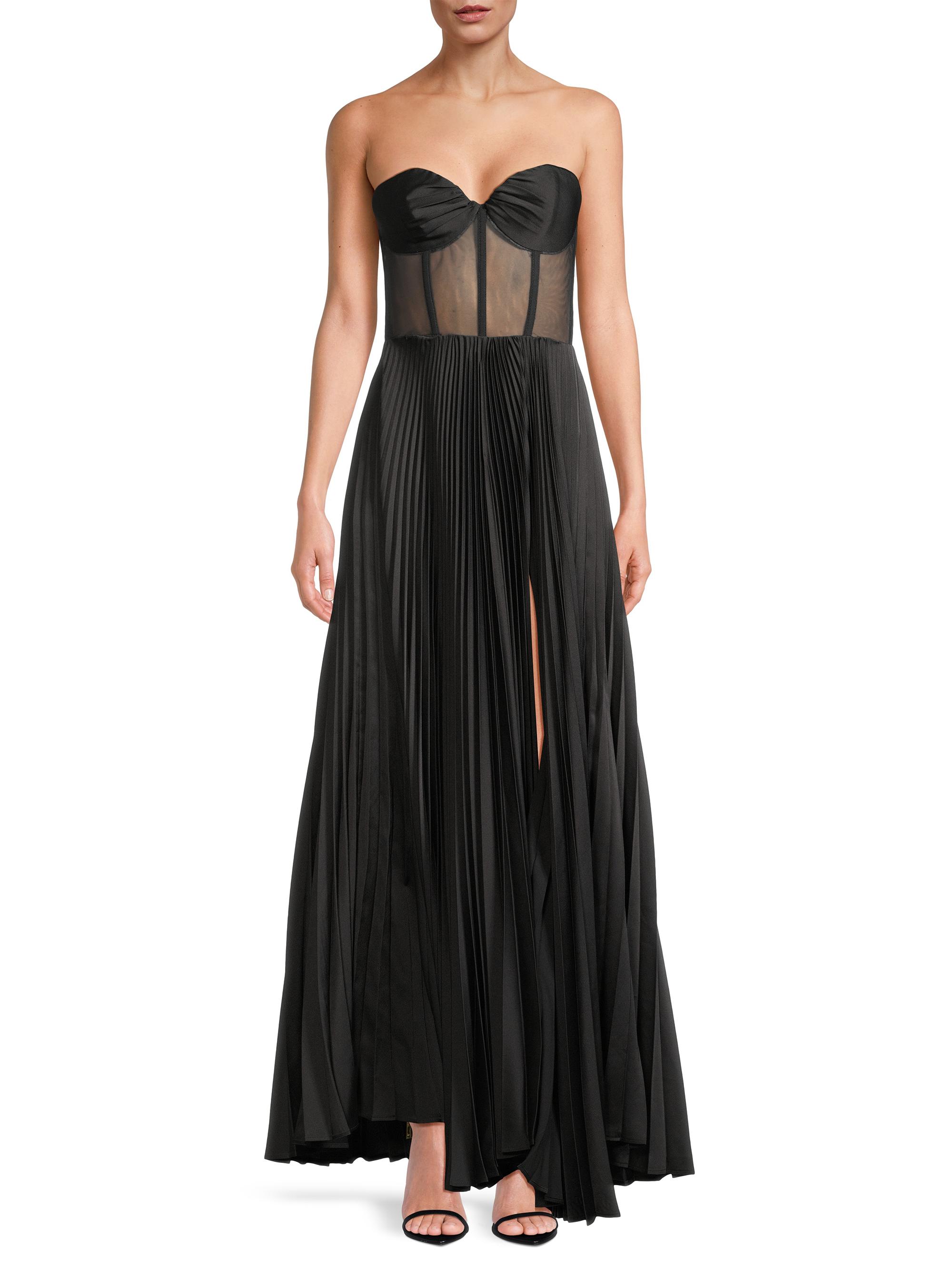 Delfi Claudia Sheer Bodice Maxi Dress | Saks Fifth Avenue