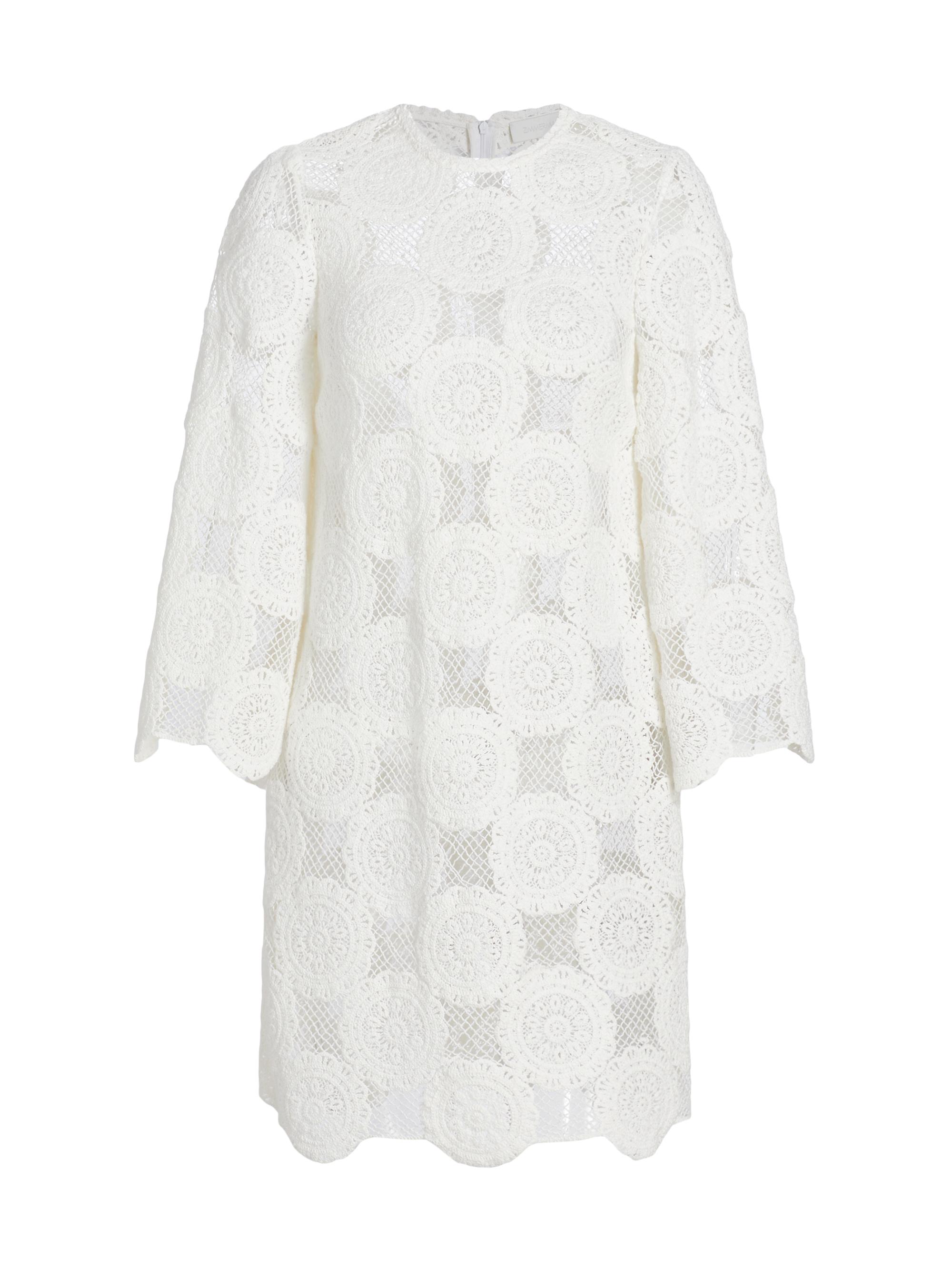 Zimmermann Women's Junie Guipure Lace Cover-Up Tunic Dress -