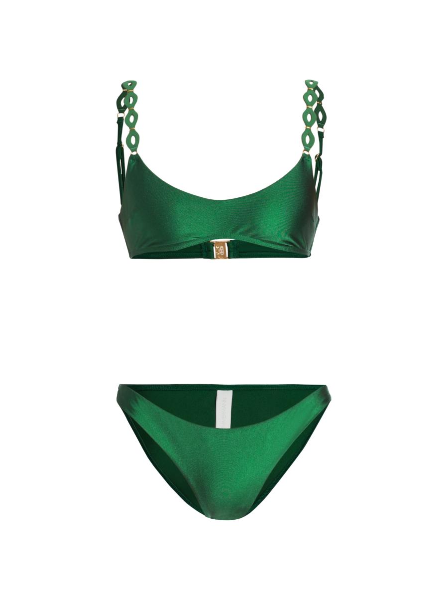 Zimmermann August Embellshed-Strap Bikini | Saks Fifth Avenue